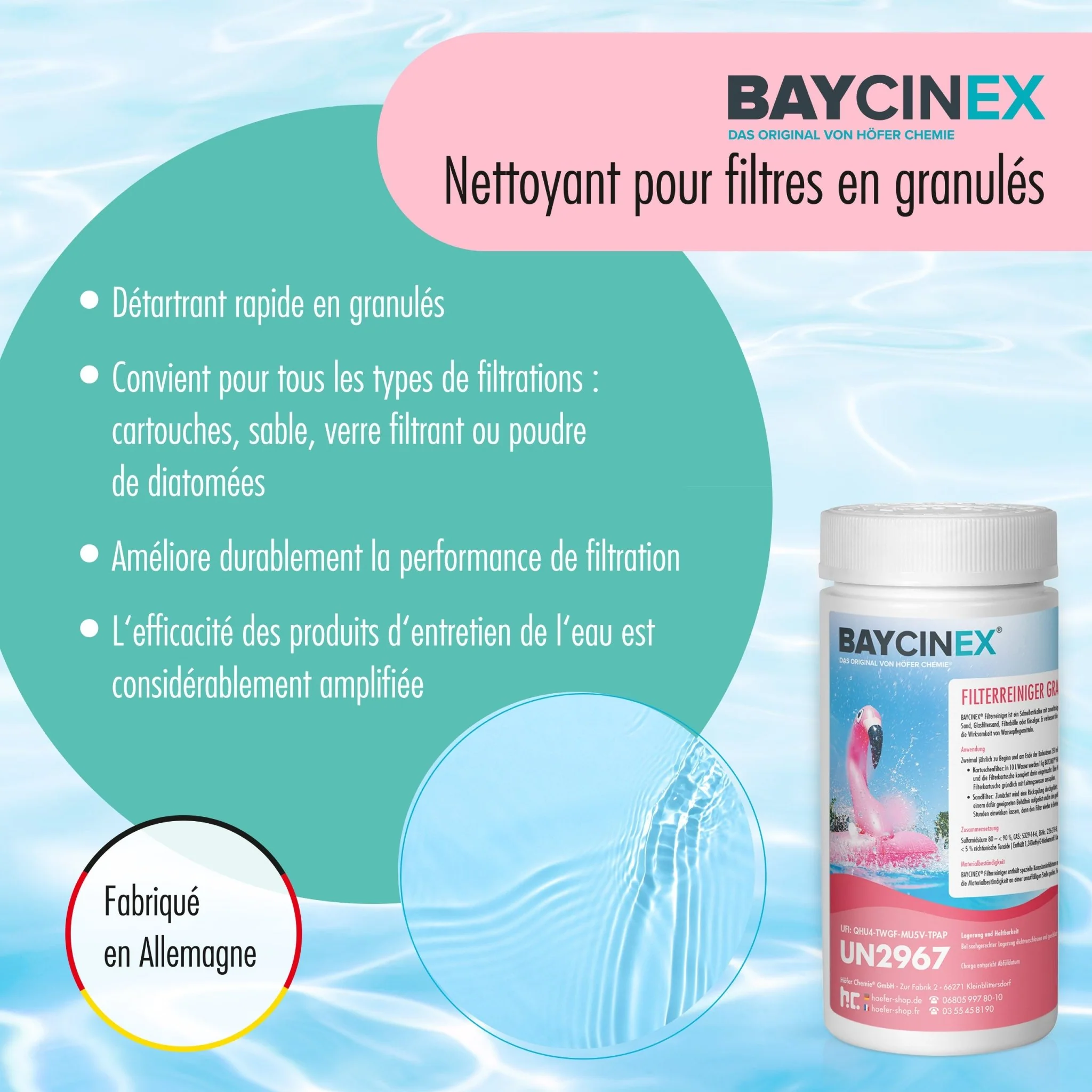 1 kg BAYCINEX® Filterreiniger Granulat - Image 4