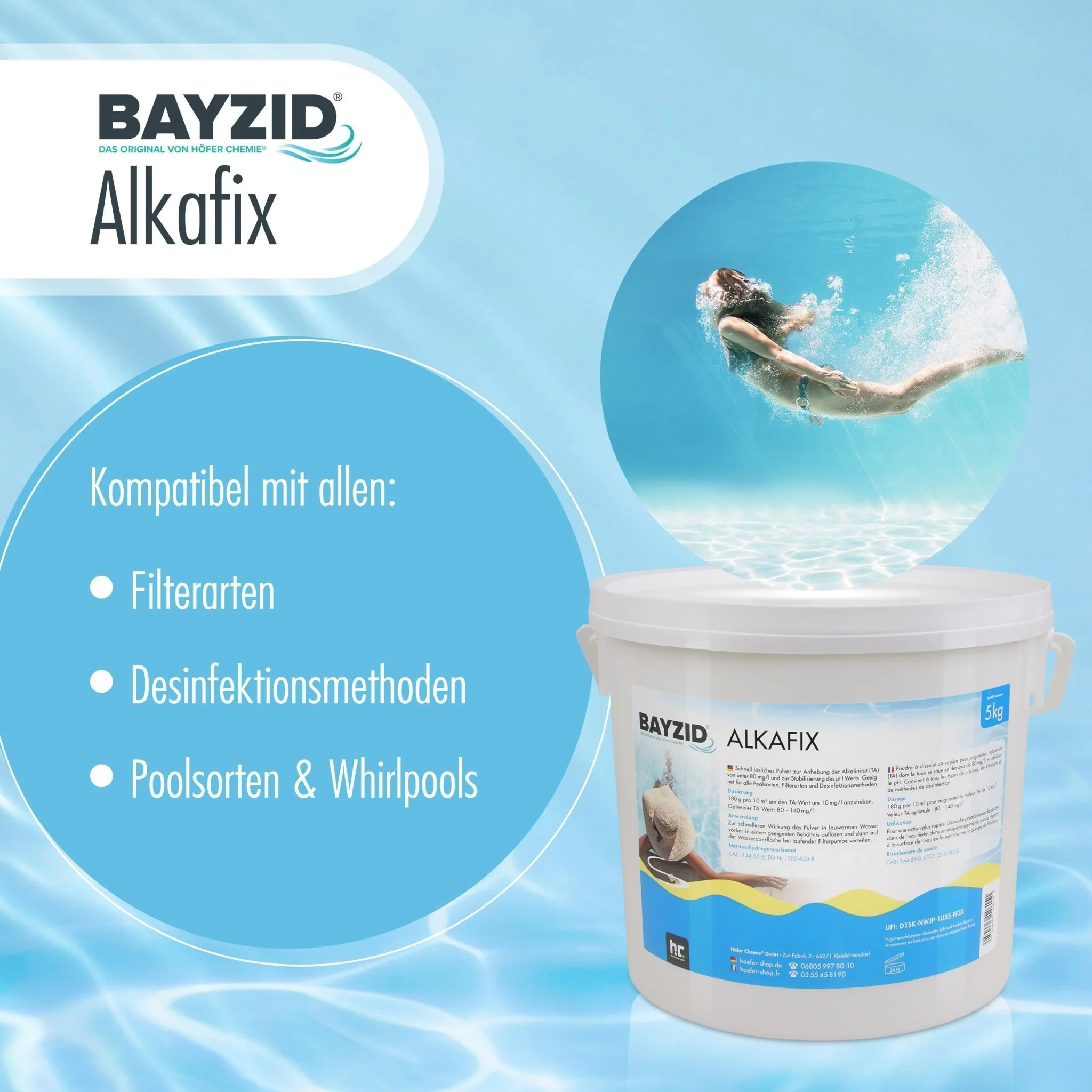 1 kg BAYZID® Alkafix zur Anhebung der Alkalinität (TA) - Image 14