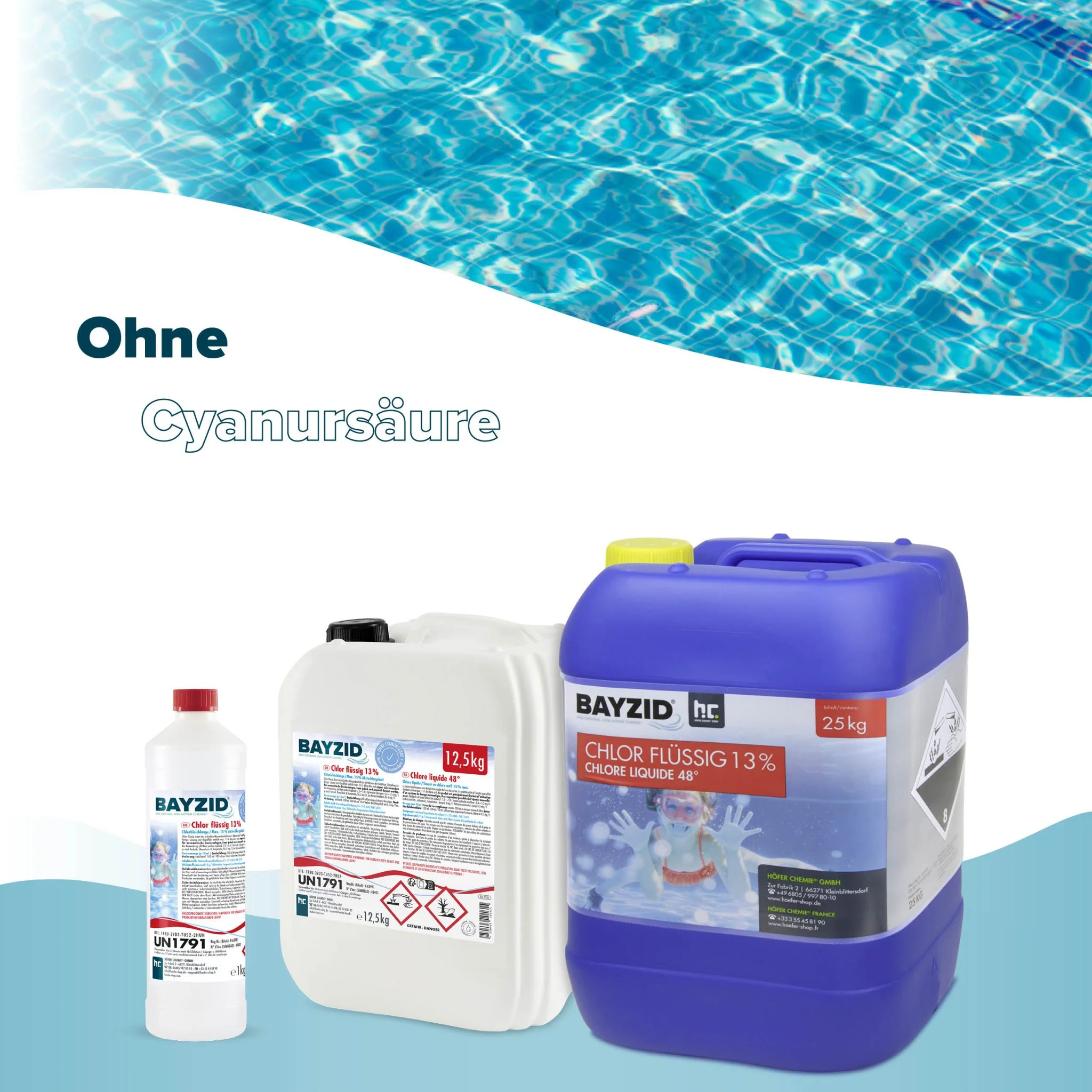 1 kg BAYZID® Chlor 13% flüssig für Pools - Image 8