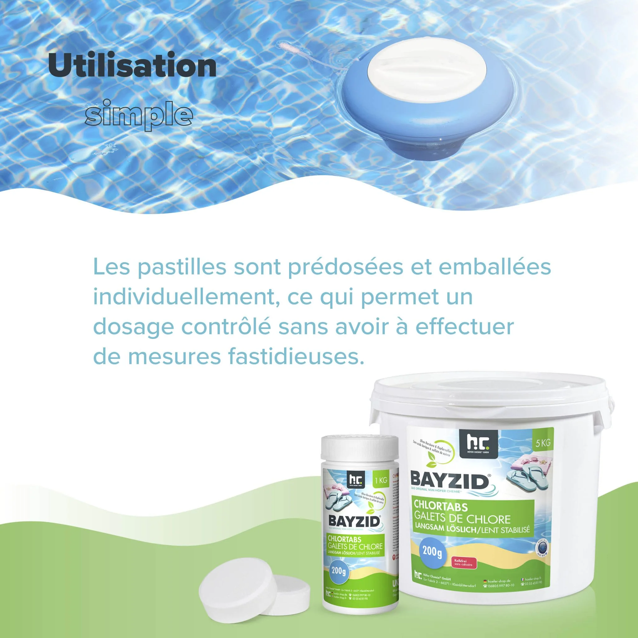1 kg BAYZID® Chlortabs 200g langsam löslich - Image 10