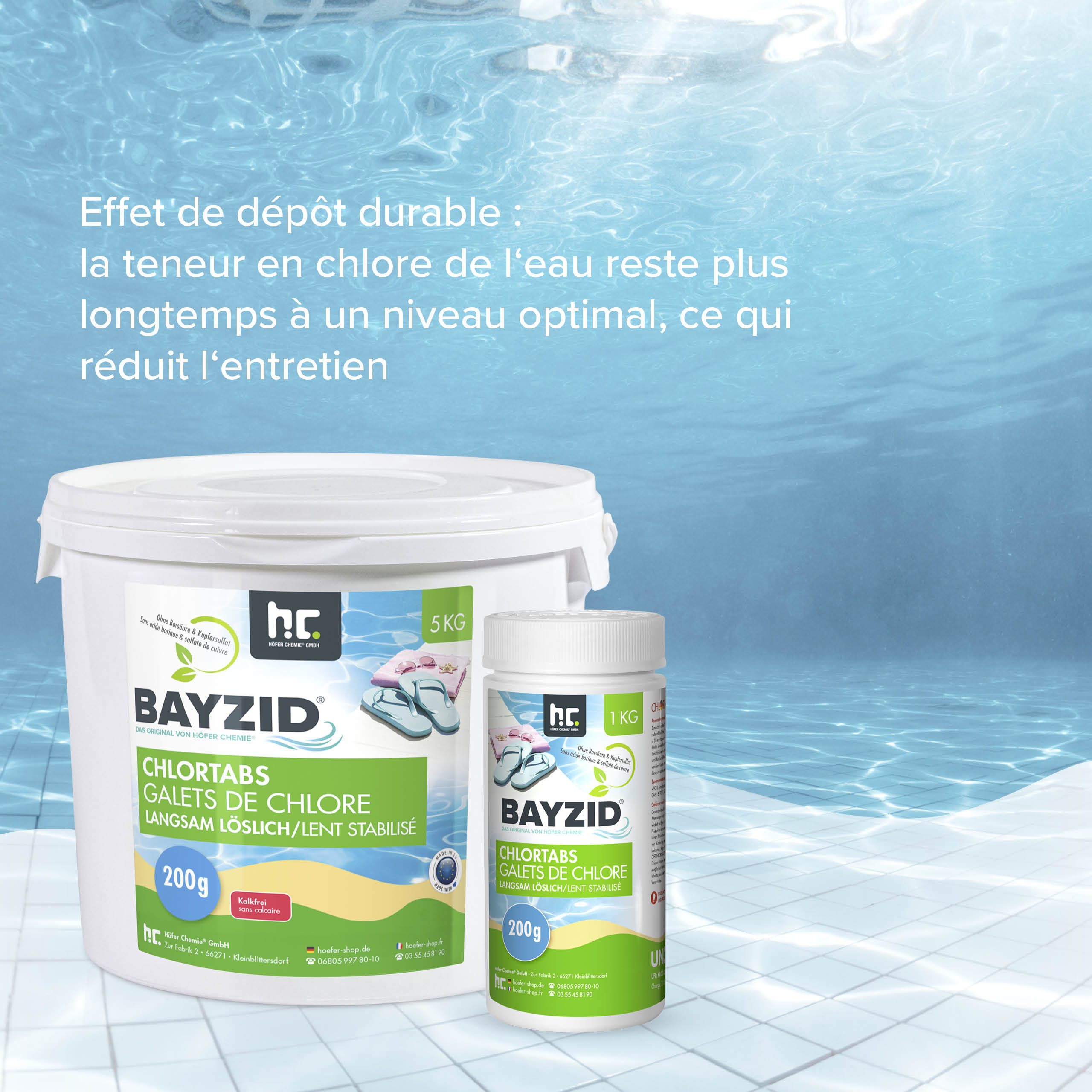 1 kg BAYZID® Chlortabs 200g langsam löslich - Image 11