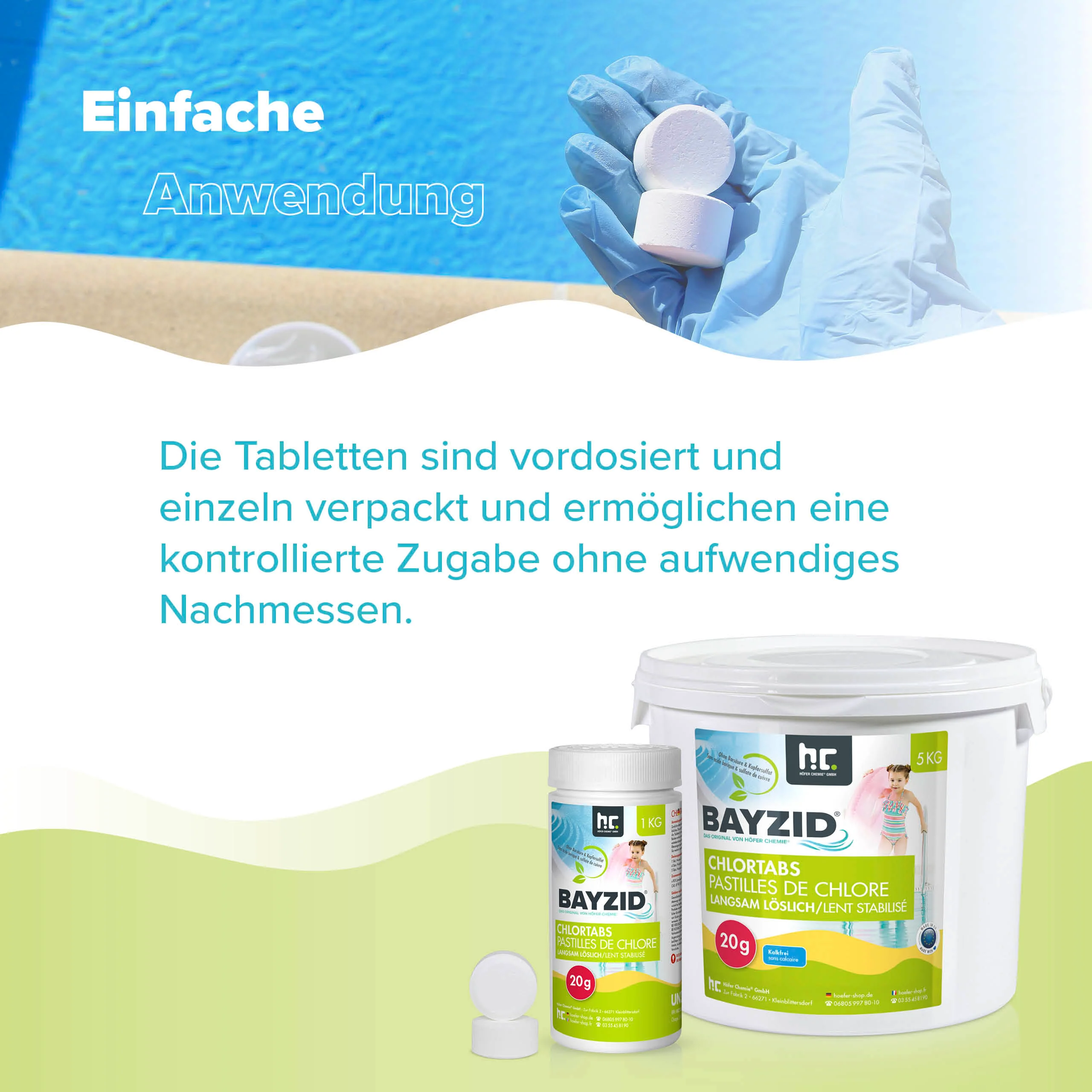 1 kg BAYZID® Chlortabs 20g langsam löslich - Image 4