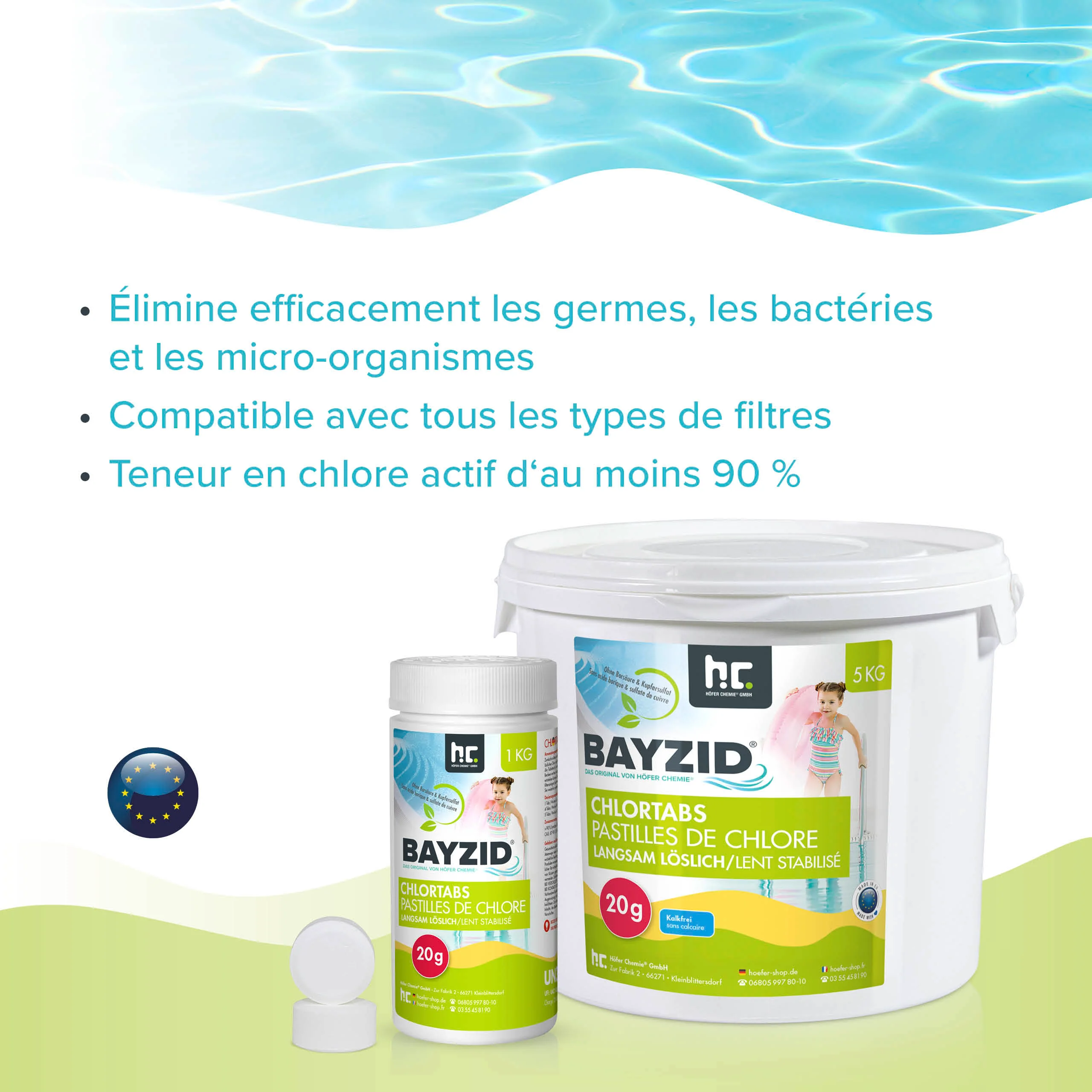 1 kg BAYZID® Chlortabs 20g langsam löslich - Image 9