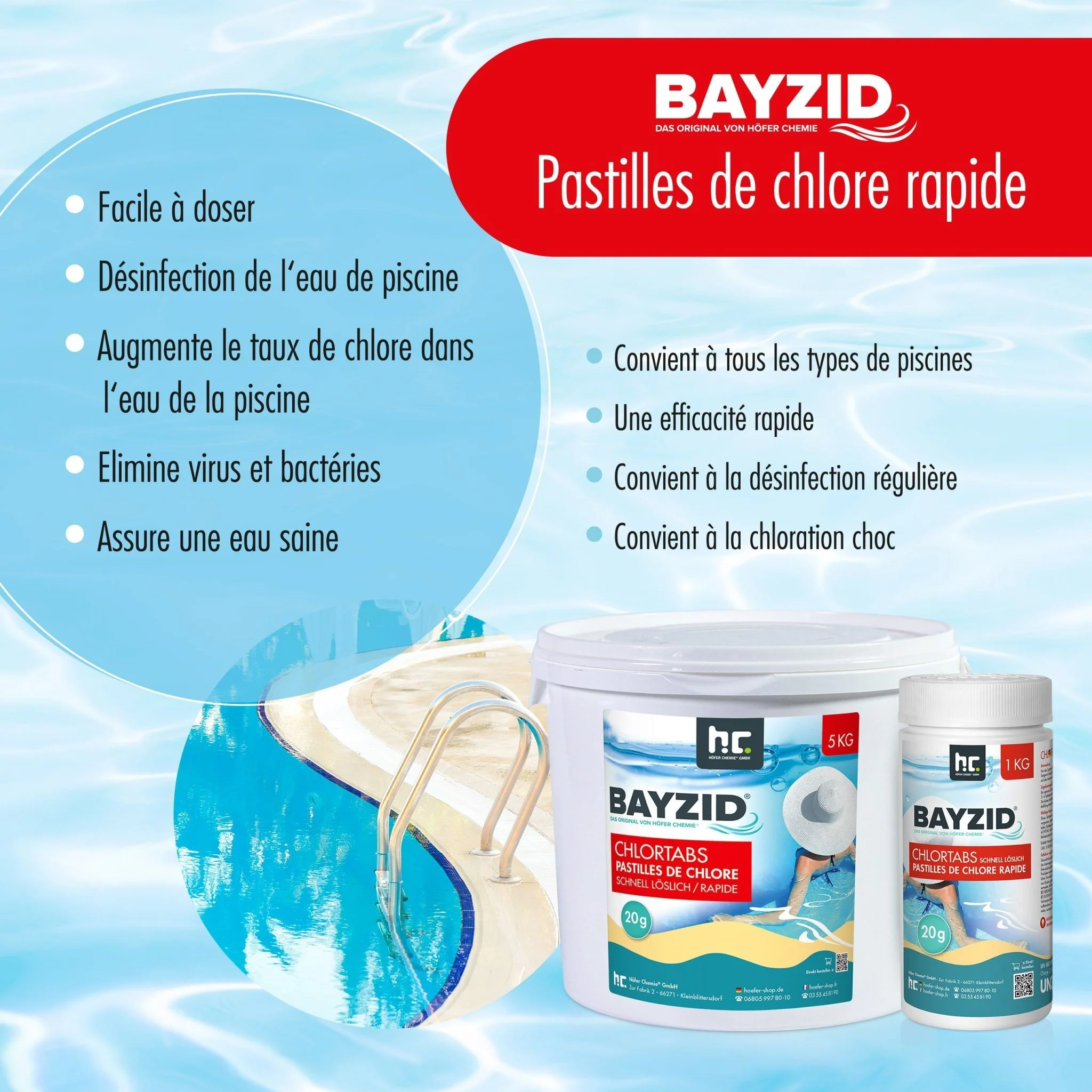 1 kg BAYZID® Chlortabs 20g schnell löslich - Image 3