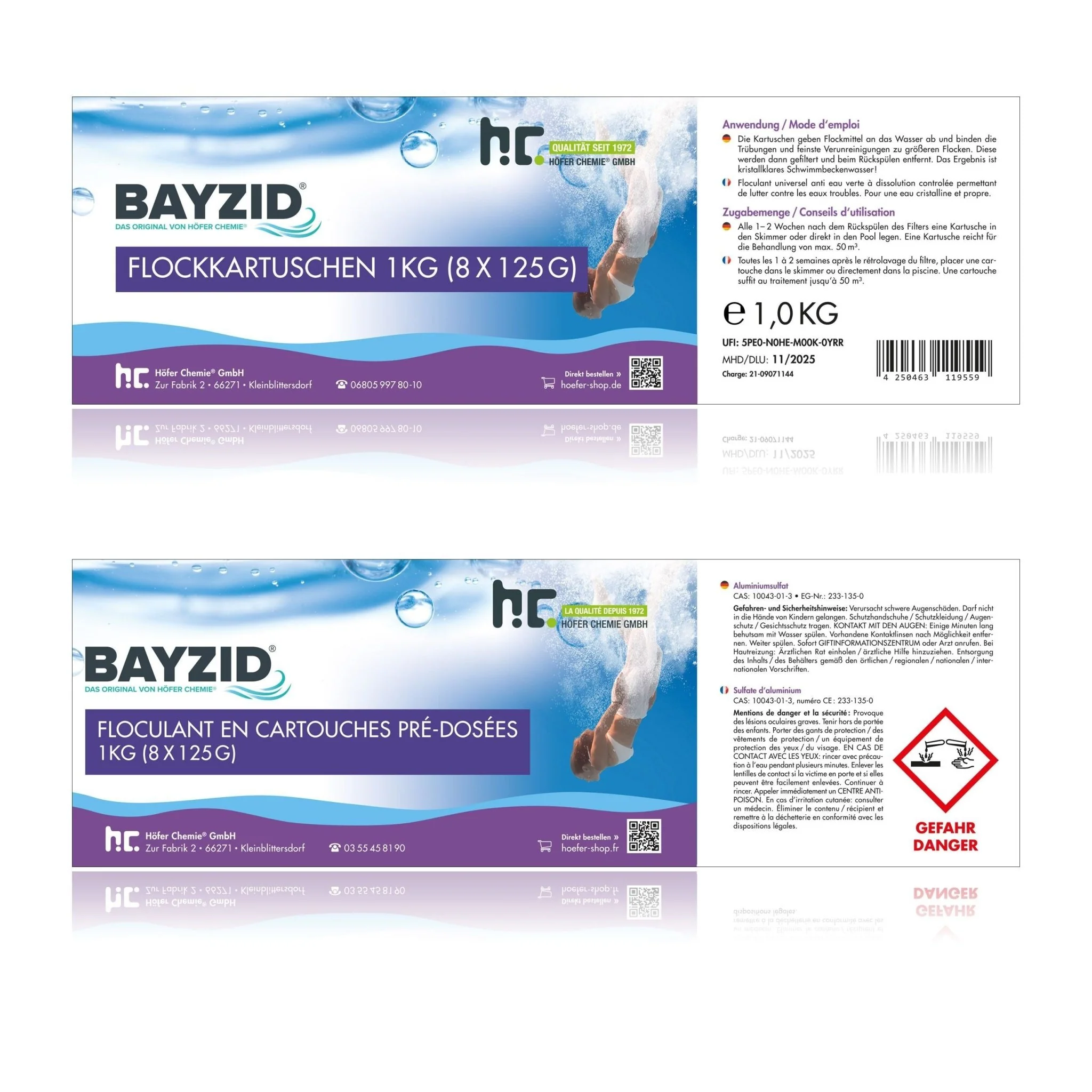1 kg BAYZID® Flockkartusche für Pools - Image 2