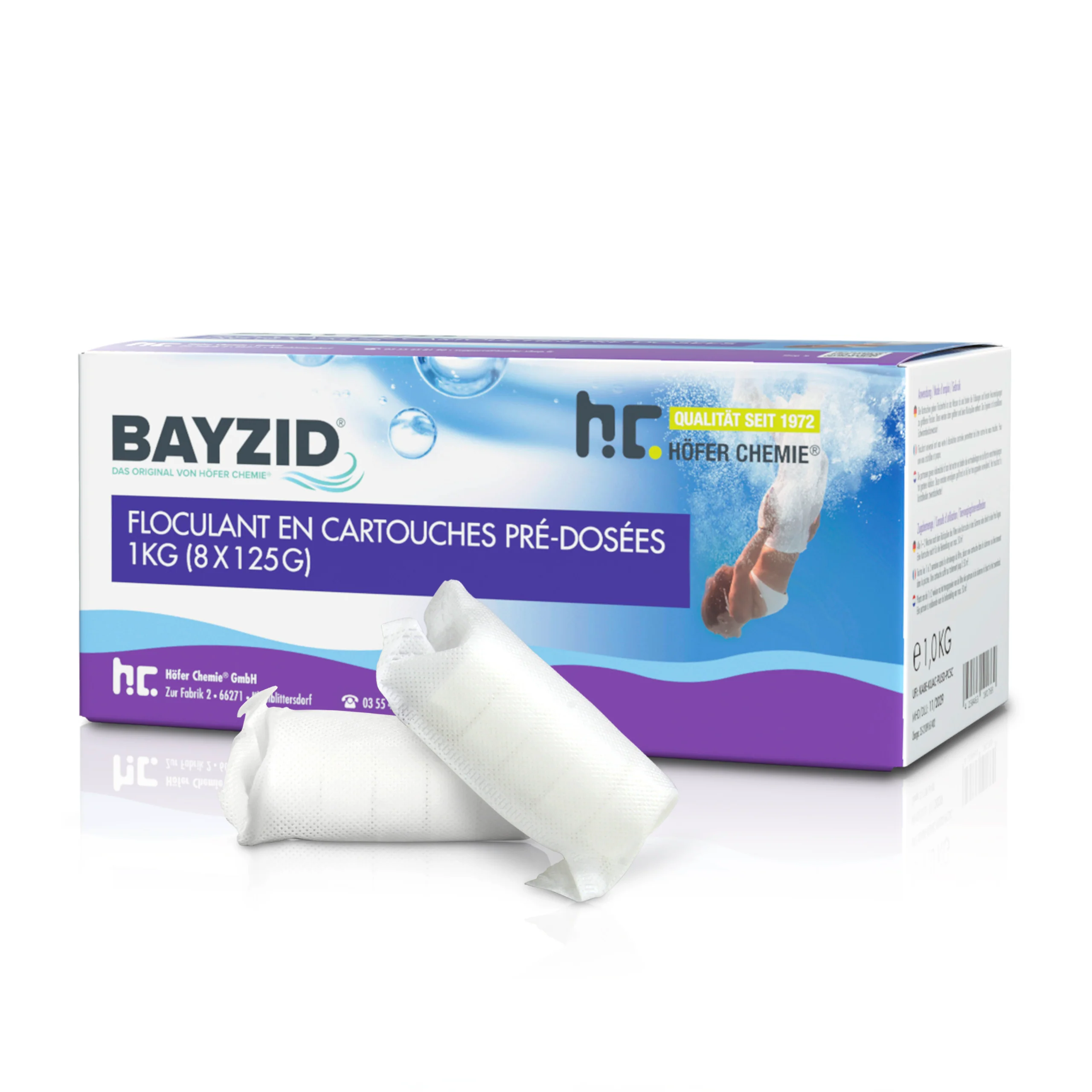 1 kg BAYZID® Flockkartusche für Pools - Image 3