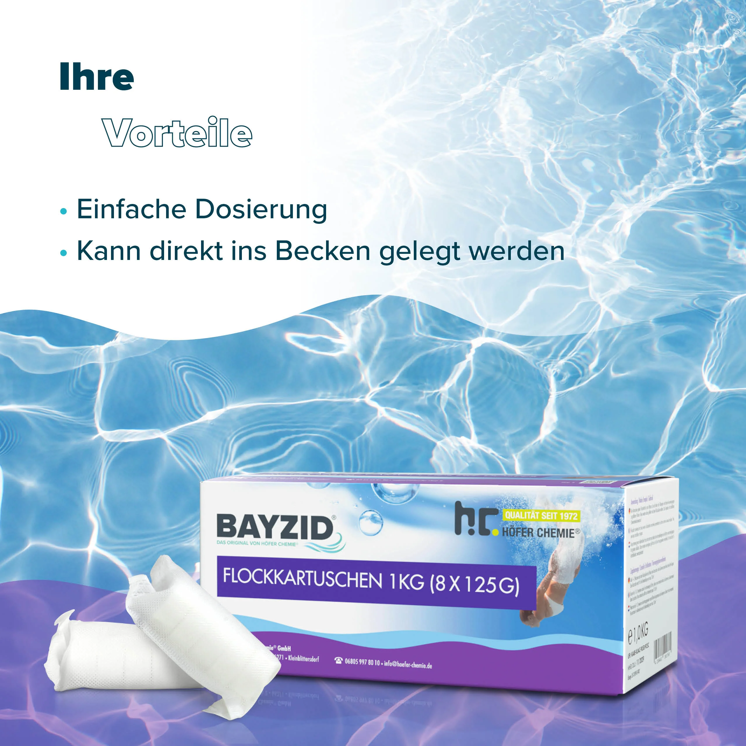 1 kg BAYZID® Flockkartusche für Pools - Image 6