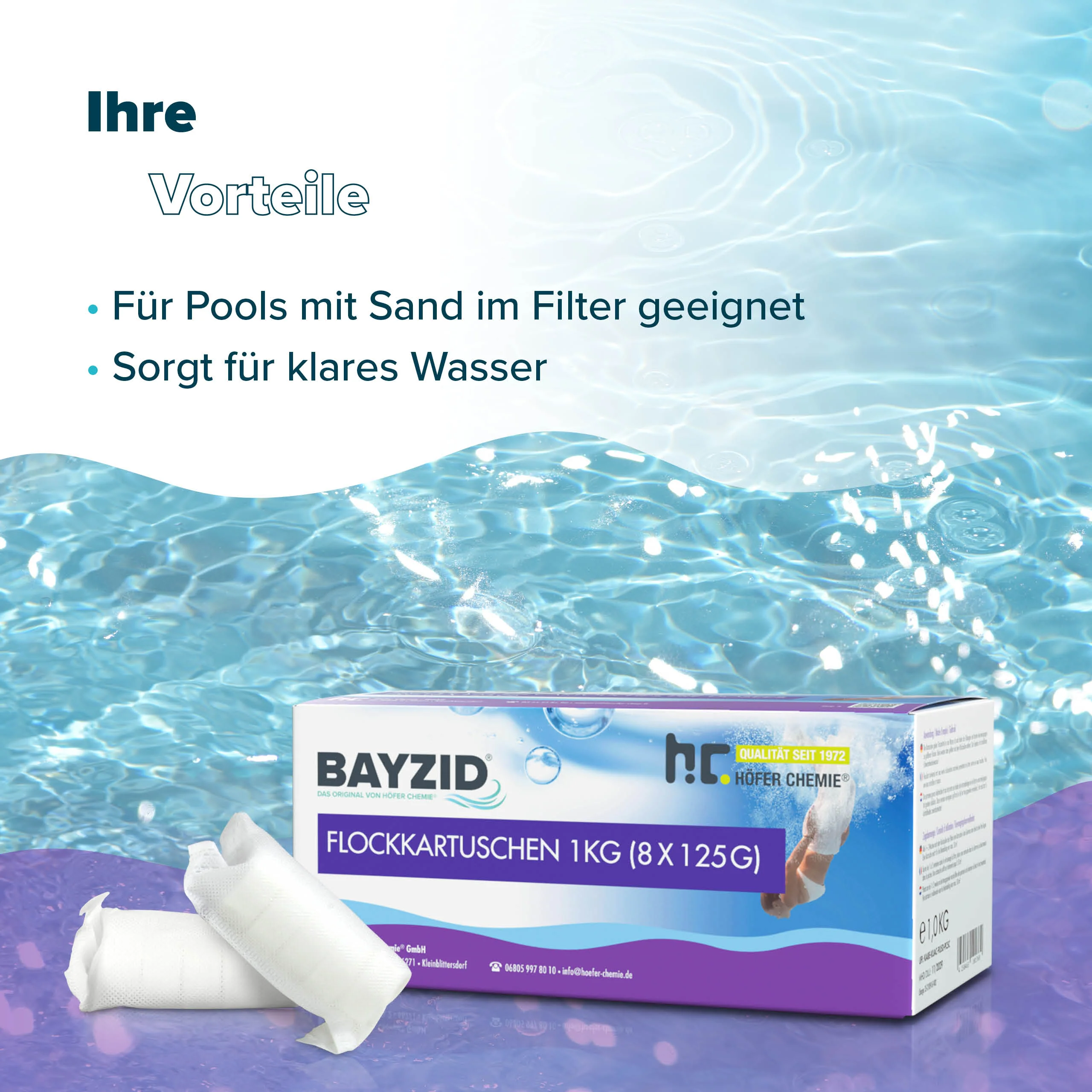 1 kg BAYZID® Flockkartusche für Pools - Image 7