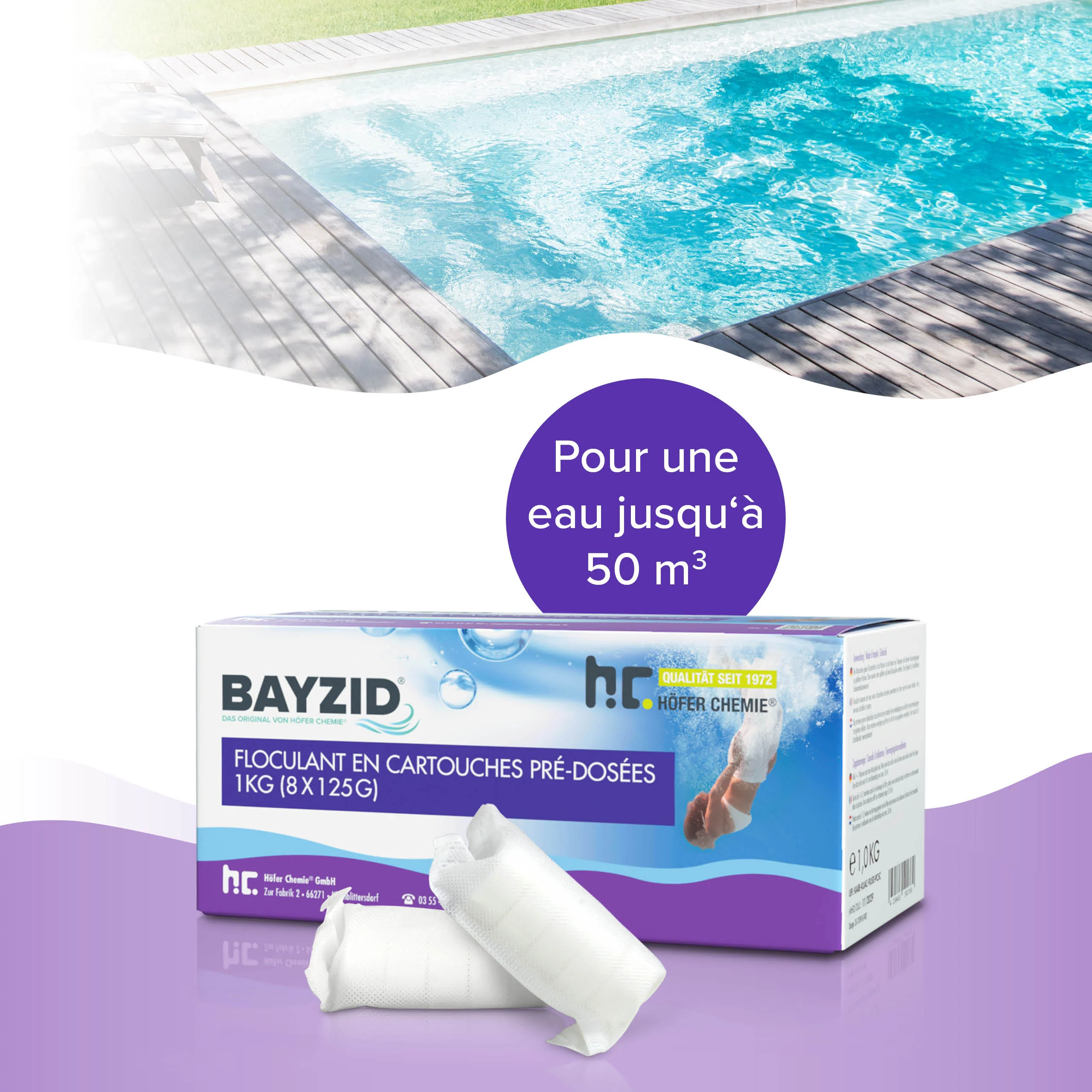 1 kg BAYZID® Flockkartusche für Pools - Image 9