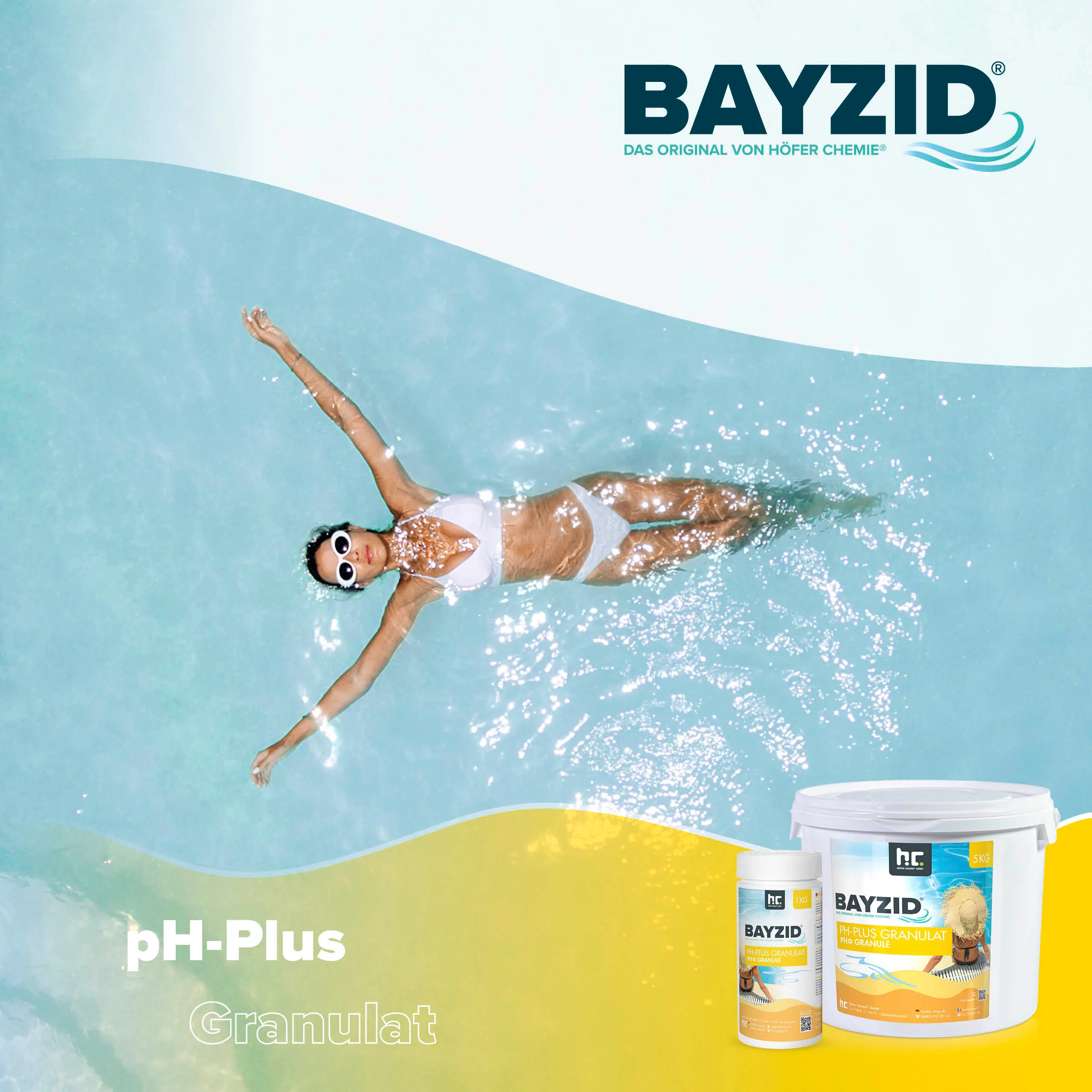1 kg BAYZID® pH Plus Granulat für den Pool - Image 2