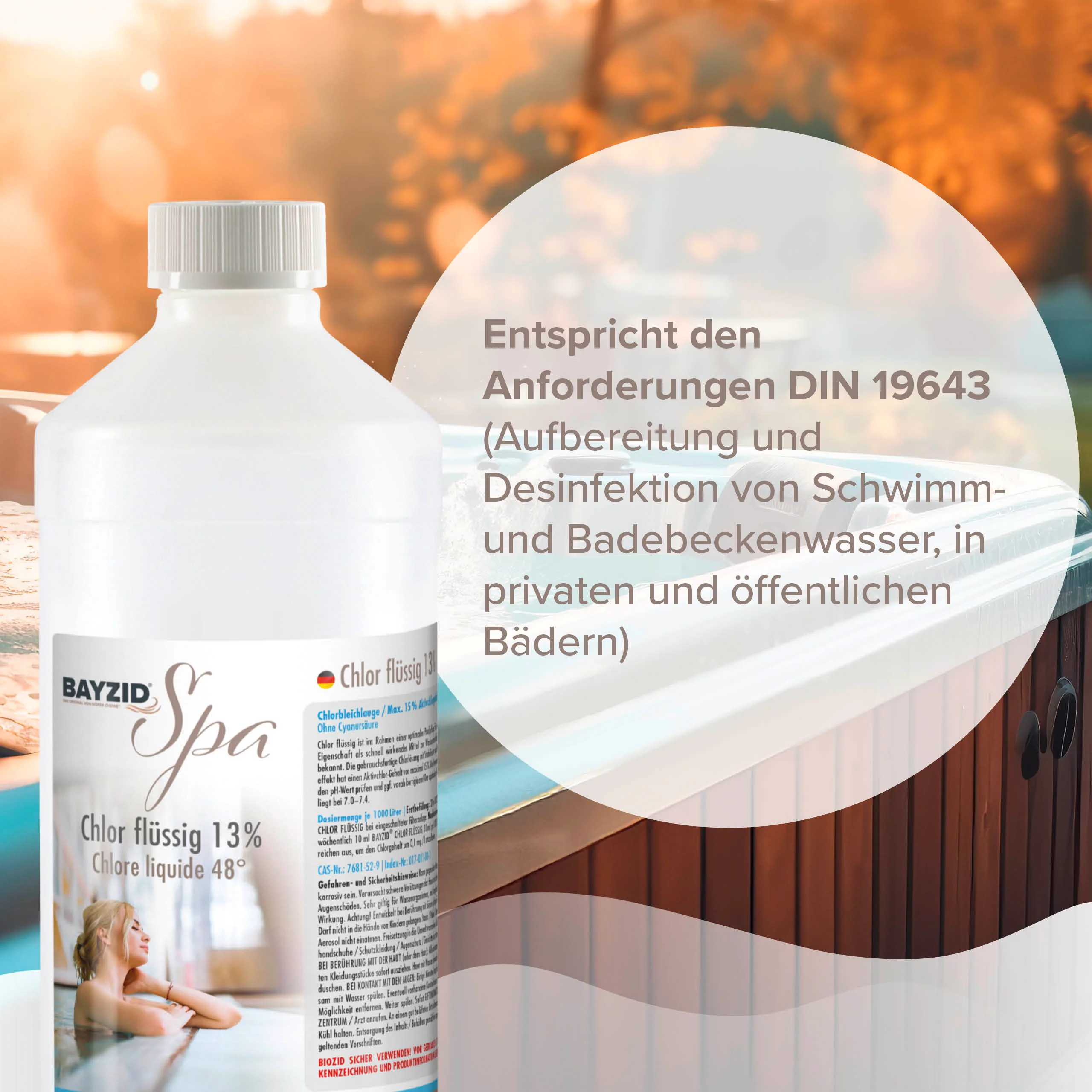 1 kg BAYZID® SPA Chlor flüssig für Whirlpools & Planschbecken - Image 6