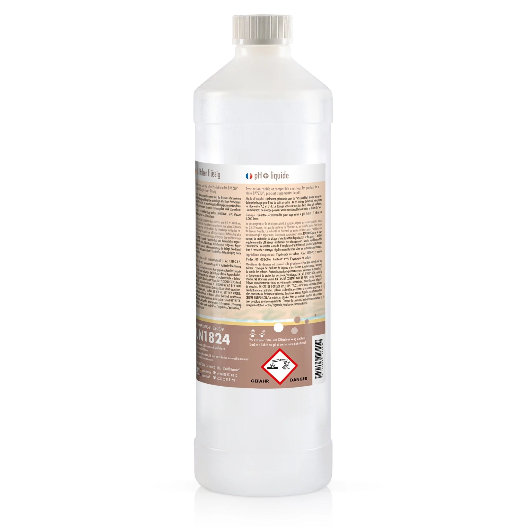 1 kg BAYZID® SPA pH Heber flüssig - Image 4