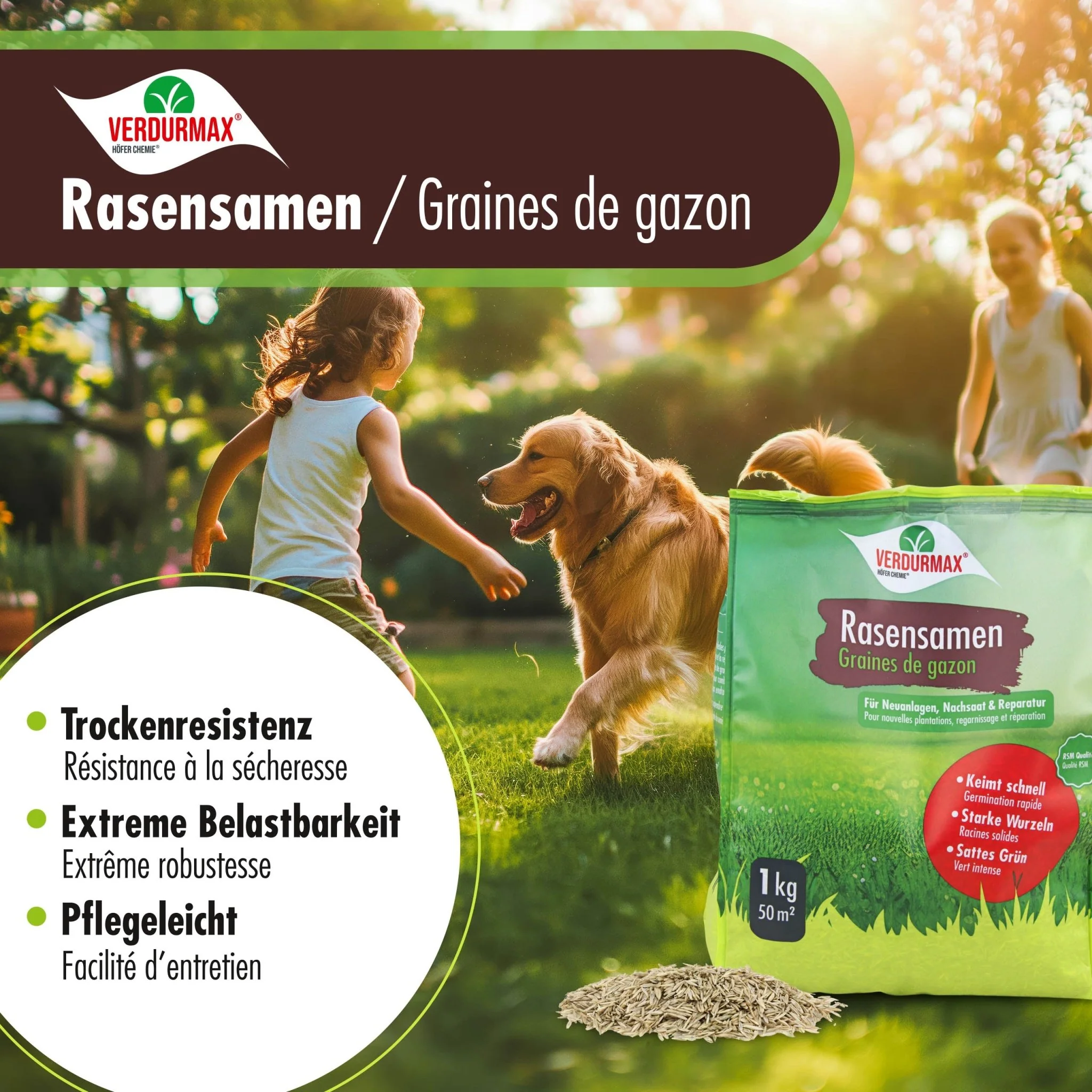 1 kg VERDURMAX® Rasensamen - Image 4