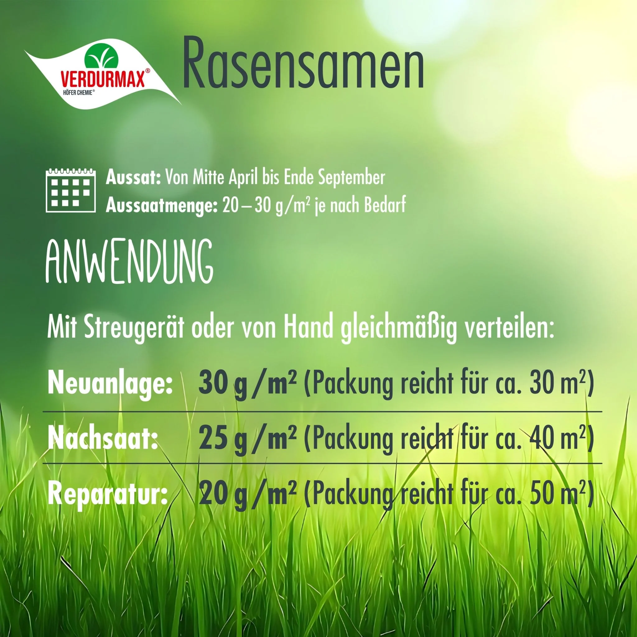 1 kg VERDURMAX® Rasensamen - Image 6