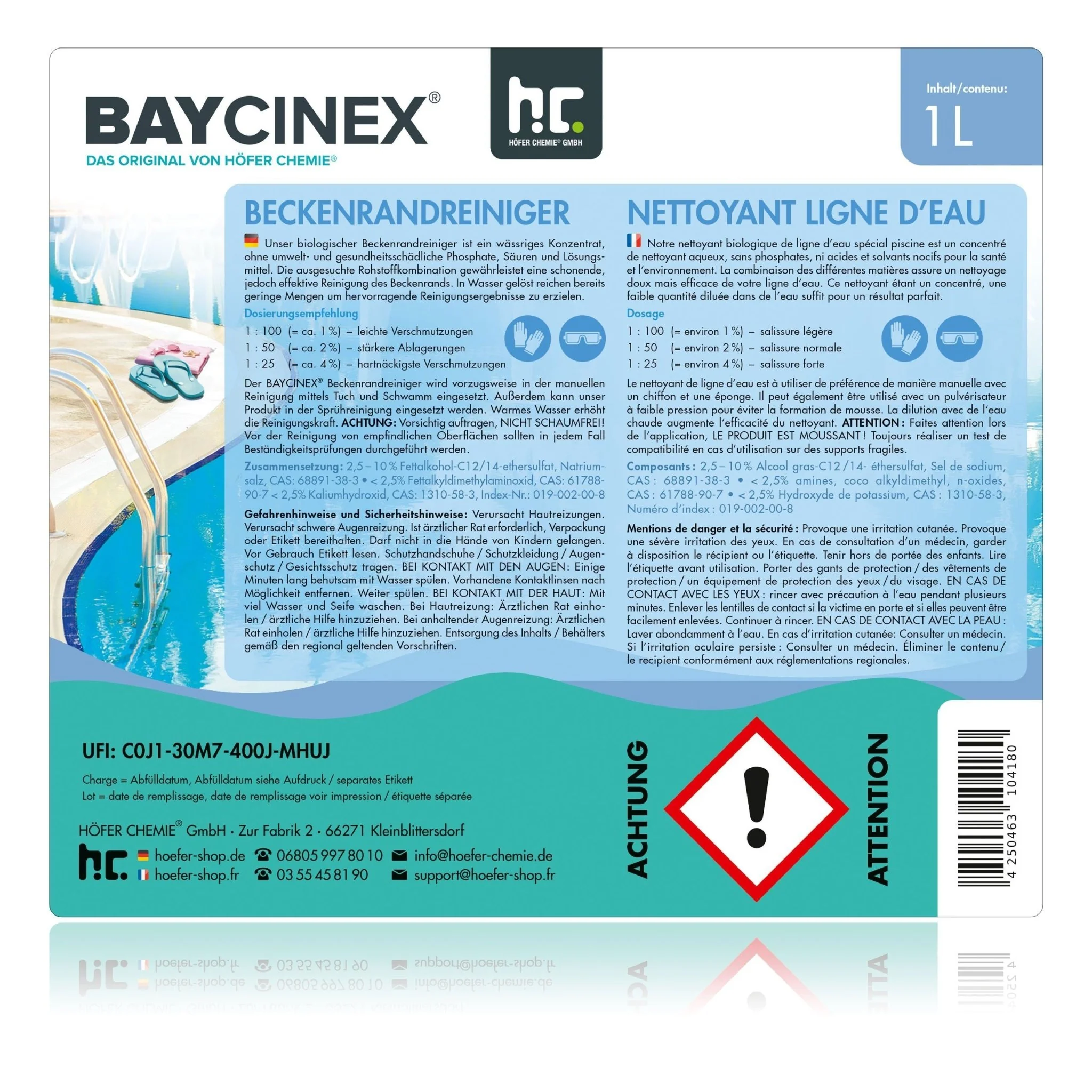 1 L BAYCINEX® Beckenrandreiniger in Flaschen - Image 11