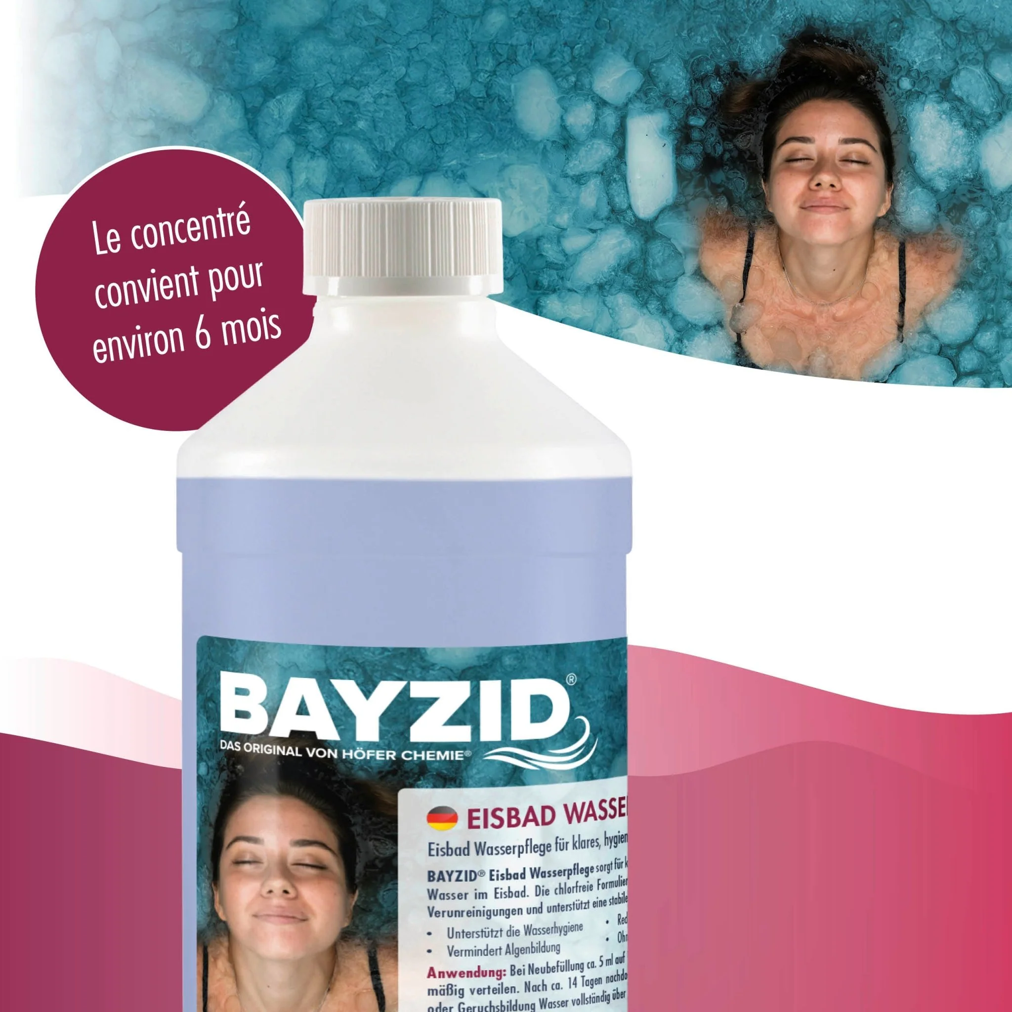 1 L BAYZID® Eisbad Wasserpflege Chlorfrei - Image 11