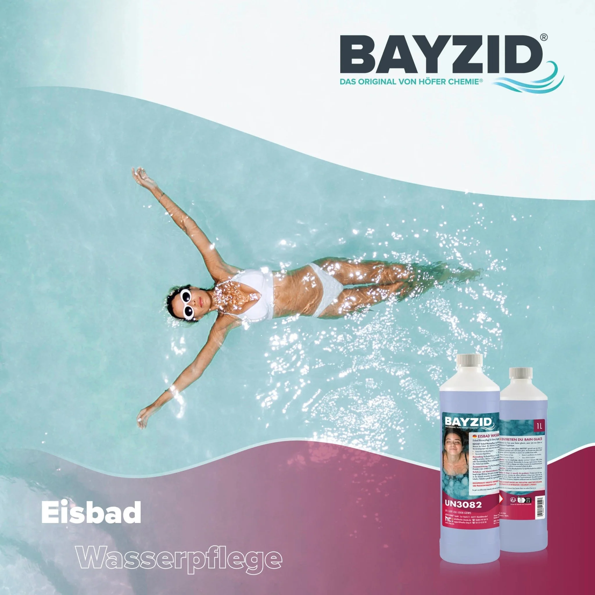 1 L BAYZID® Eisbad Wasserpflege Chlorfrei - Image 2
