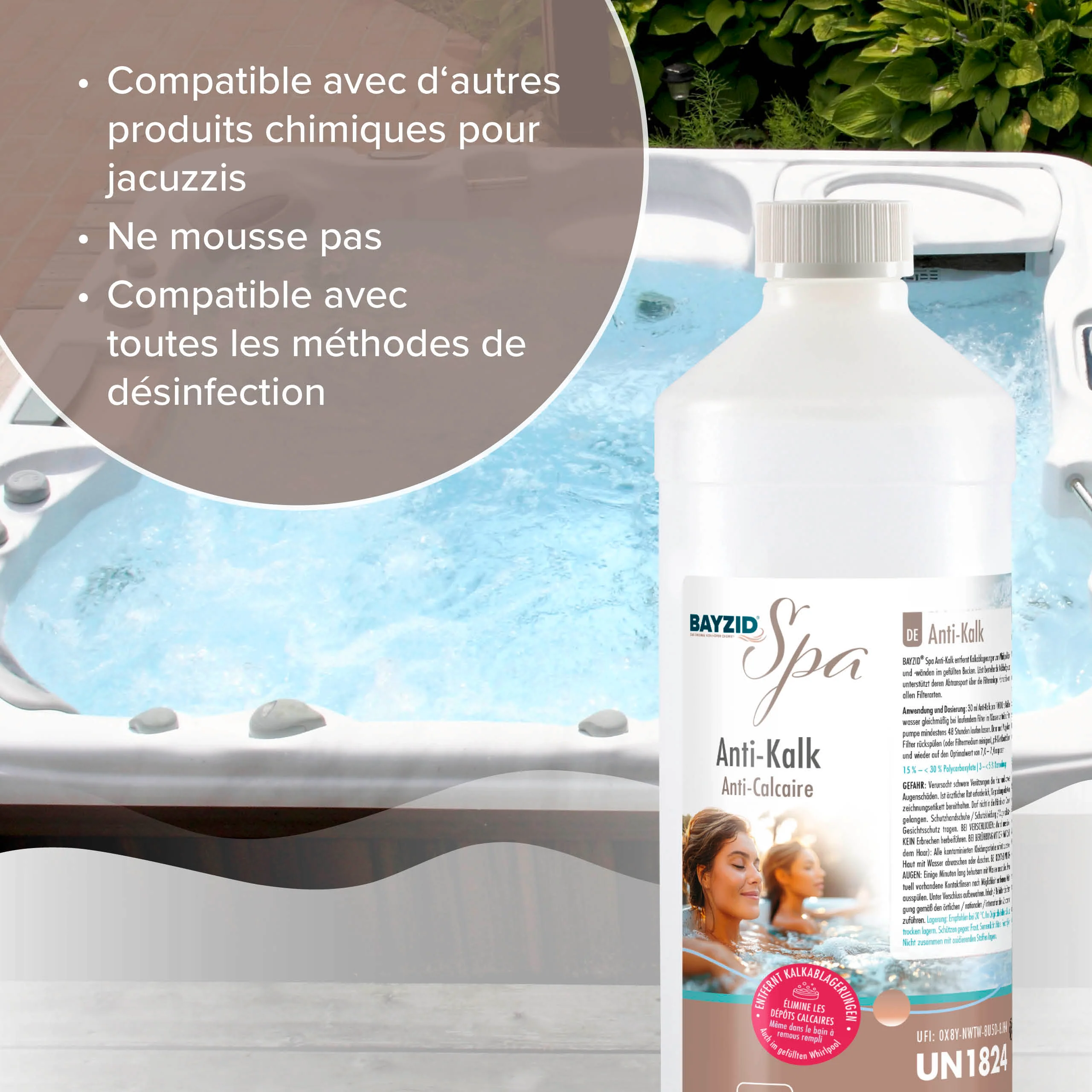 1 L BAYZID® SPA Anti-Kalk für Whirlpools - Image 10