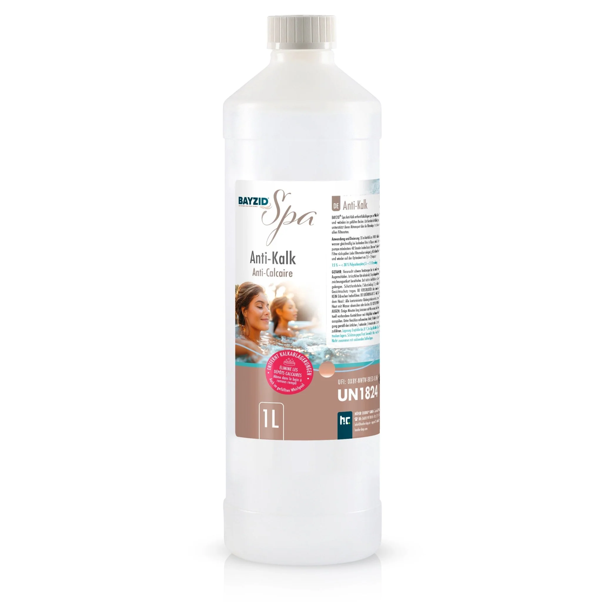 1 L BAYZID® SPA Anti-Kalk für Whirlpools - Image 2