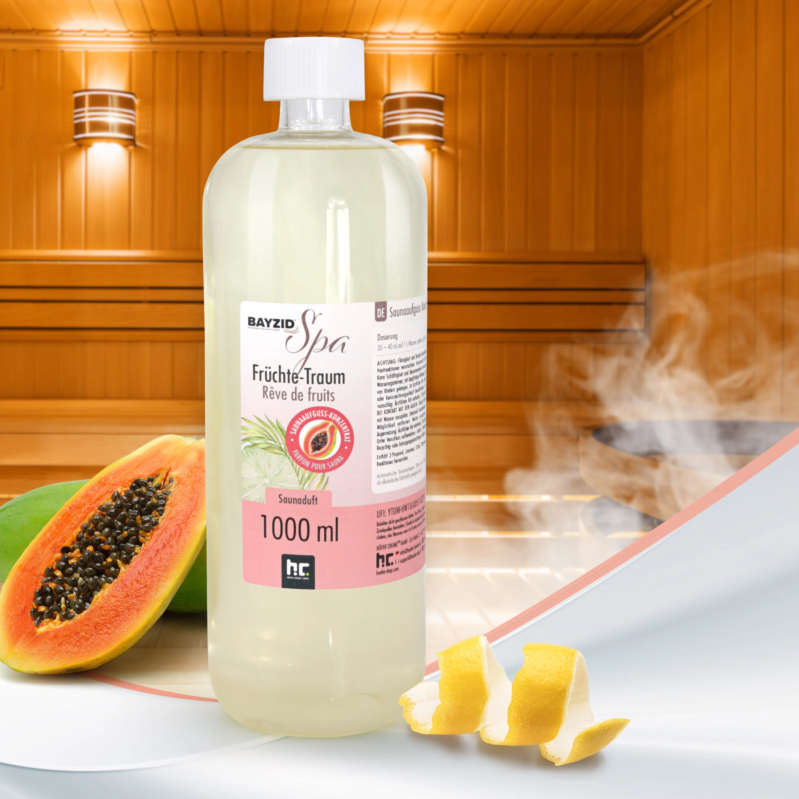 1 L BAYZID® SPA Saunaaufguss Früchte-Traum - Image 4