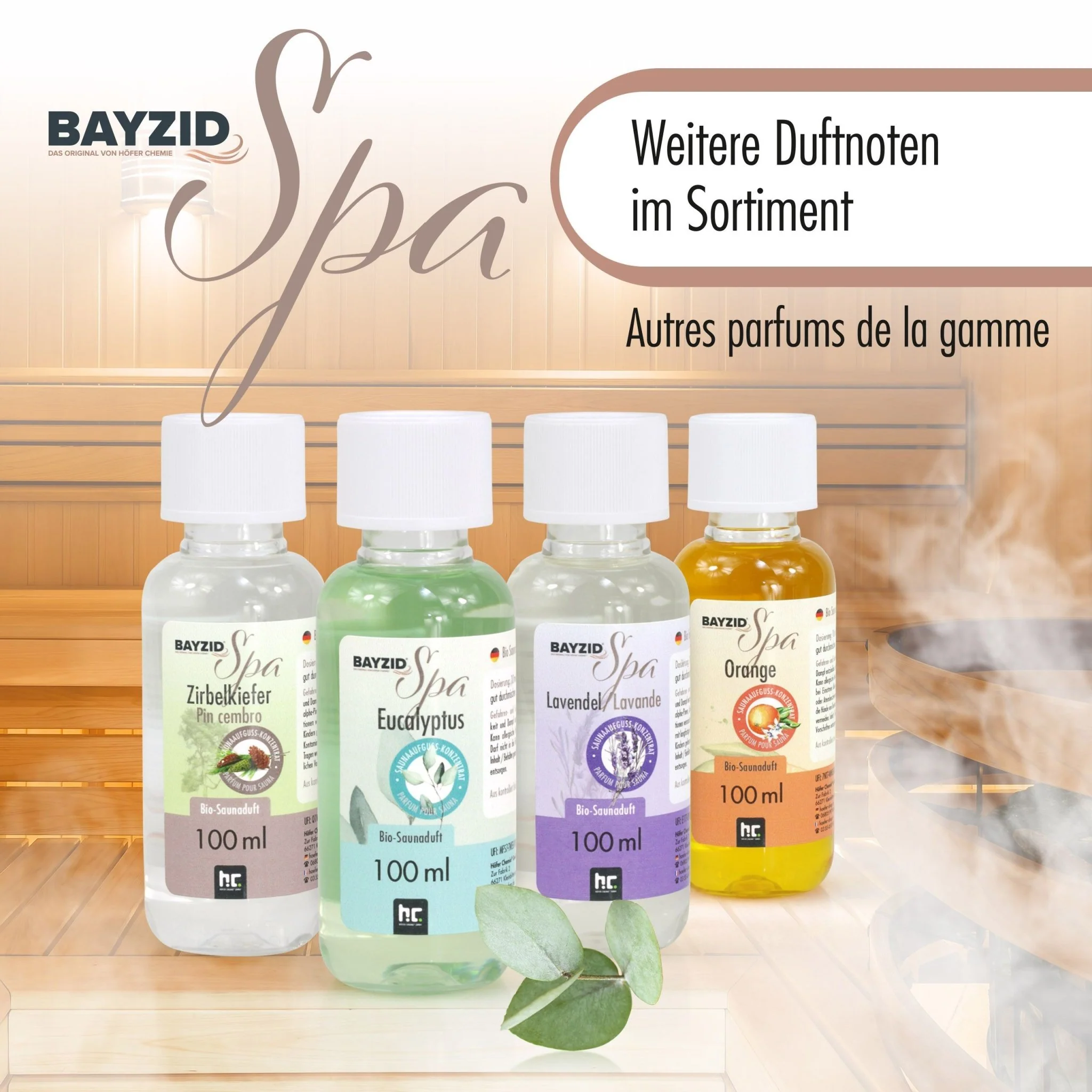 1 L BAYZID® SPA Saunaaufguss - Sauna Gold - Image 5