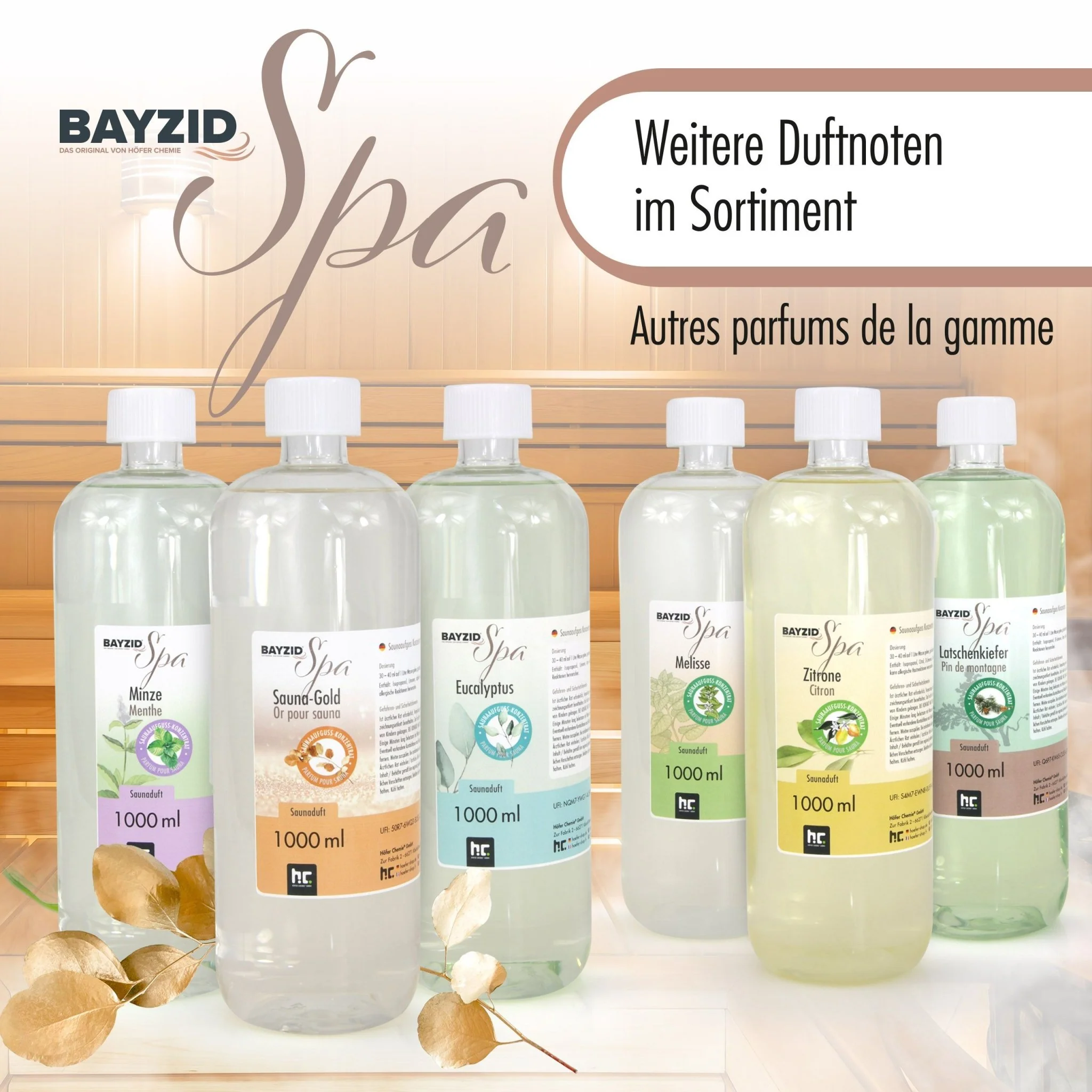 1 L BAYZID® SPA Saunaaufguss Zitrone - Image 6