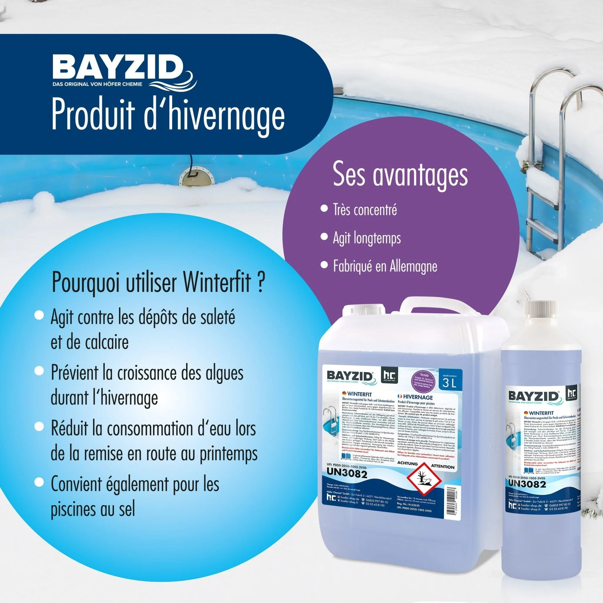 1 L BAYZID® Winterfit Überwinterungsmittel für Pools in Flaschen - Image 3