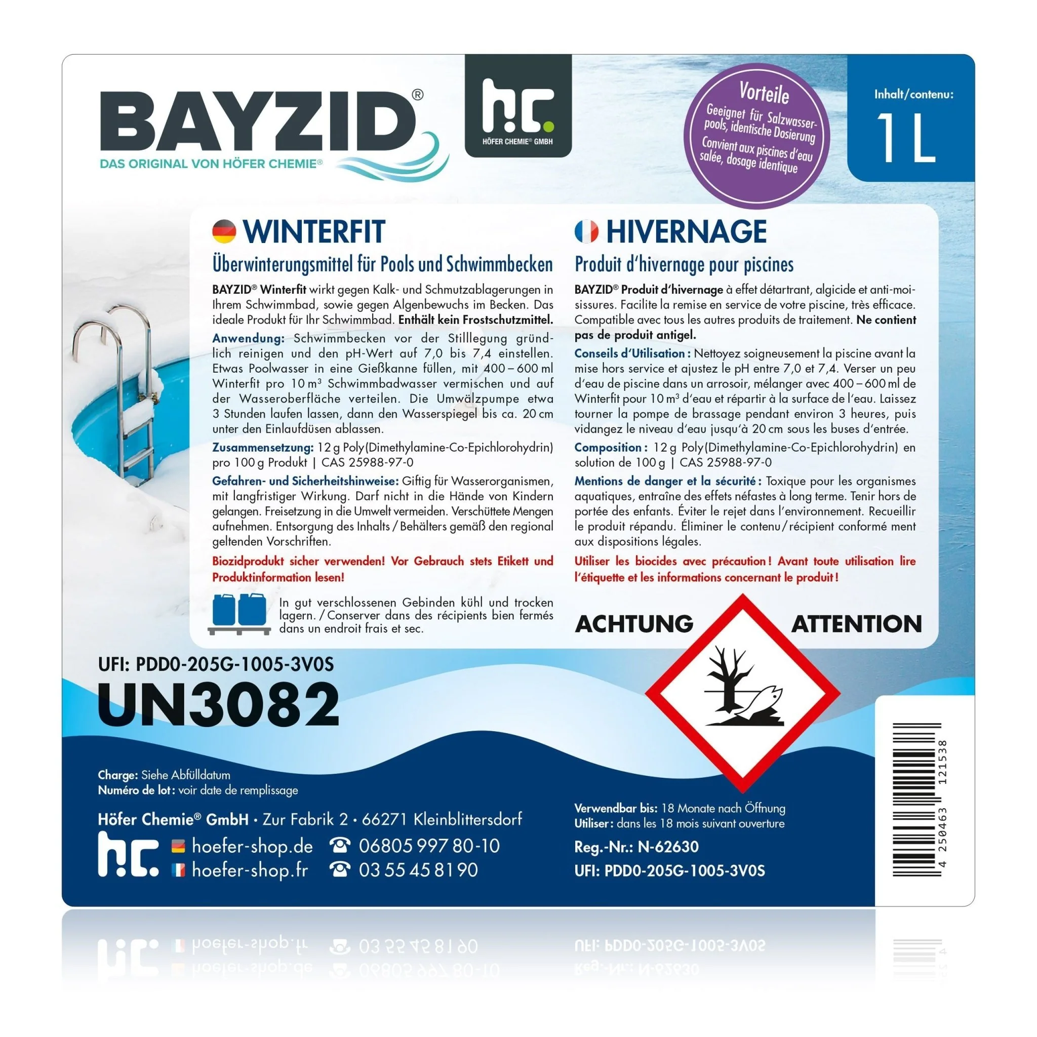 1 L BAYZID® Winterfit Überwinterungsmittel für Pools in Flaschen - Image 6