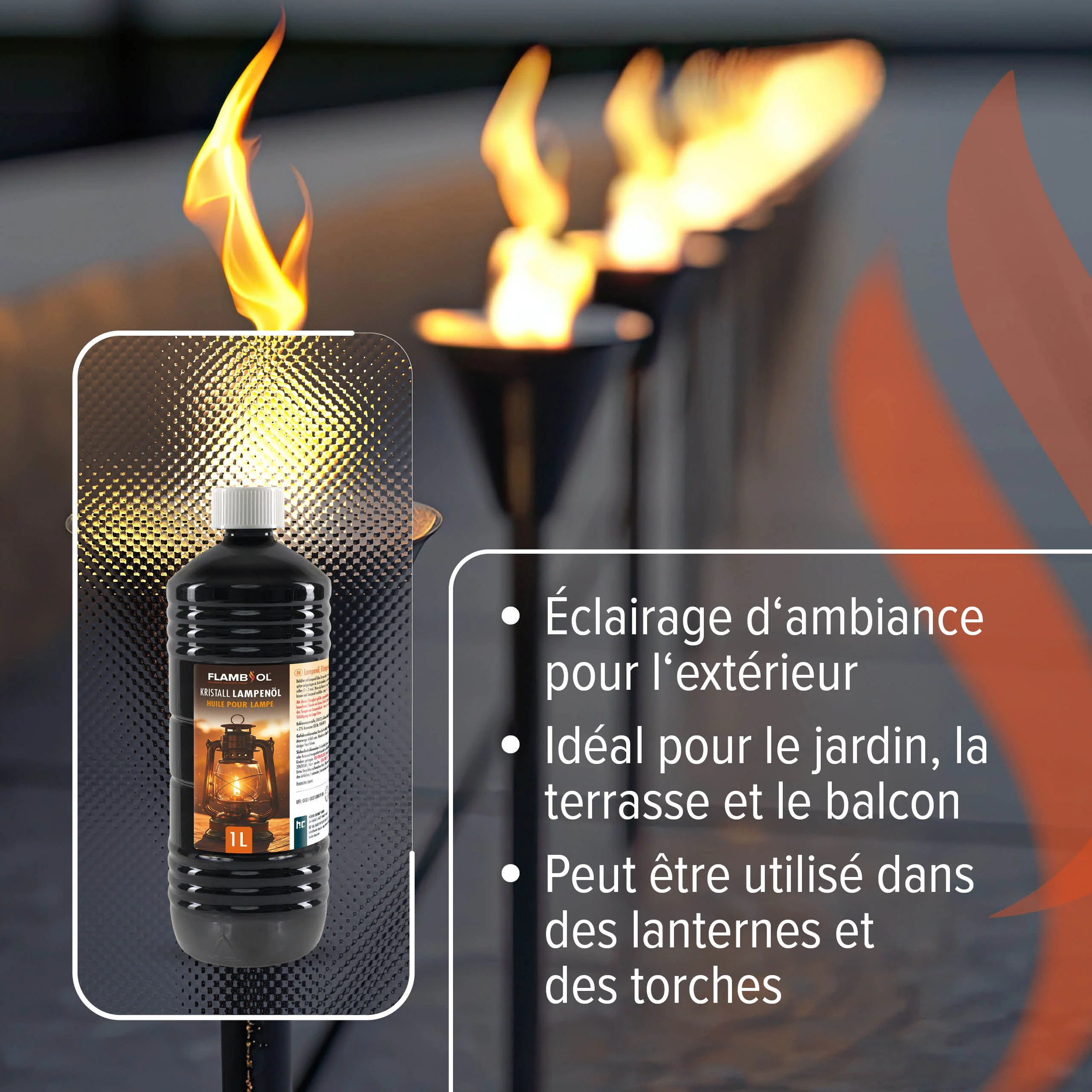 1 L FLAMBIOL® Lampenöl Hochrein Kristallklar in Flaschen - Image 17
