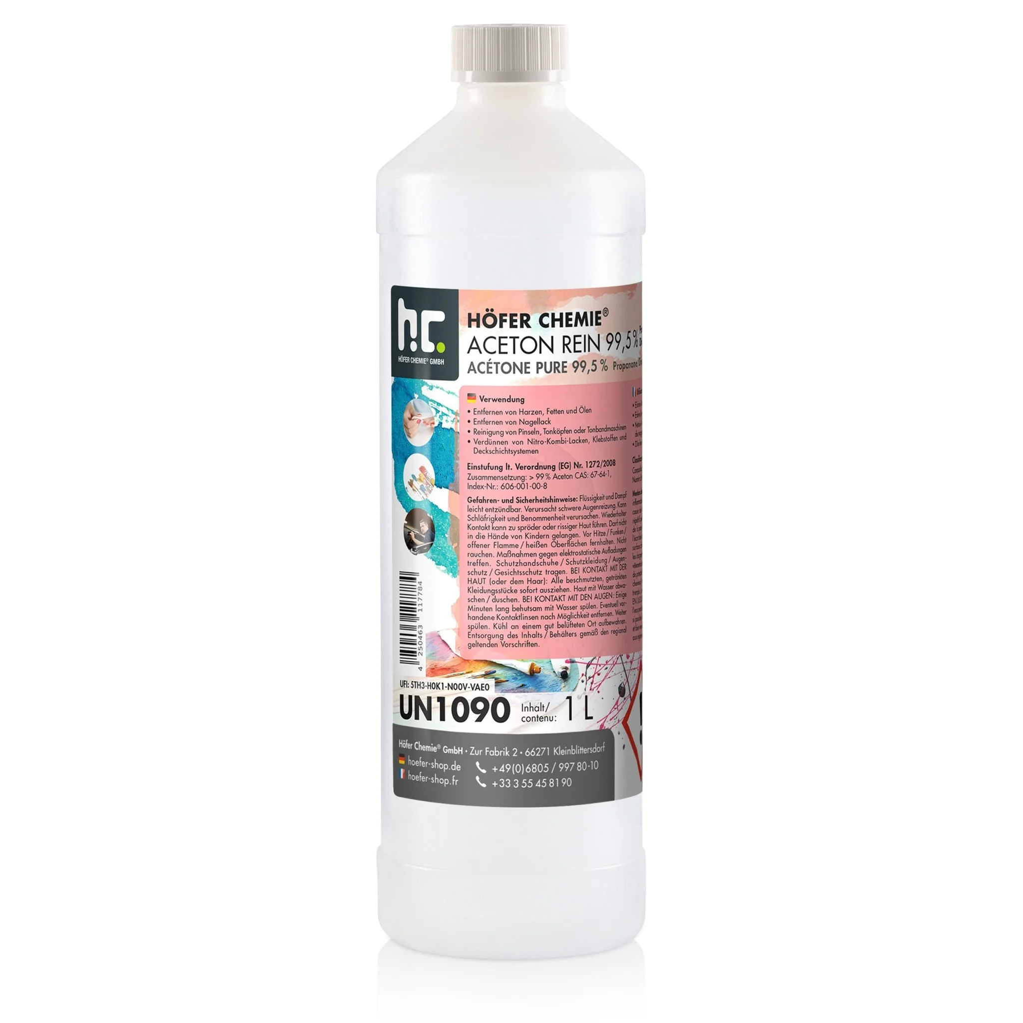 1 L Höfer Chemie® Aceton rein 99,5% in Flaschen - Image 17