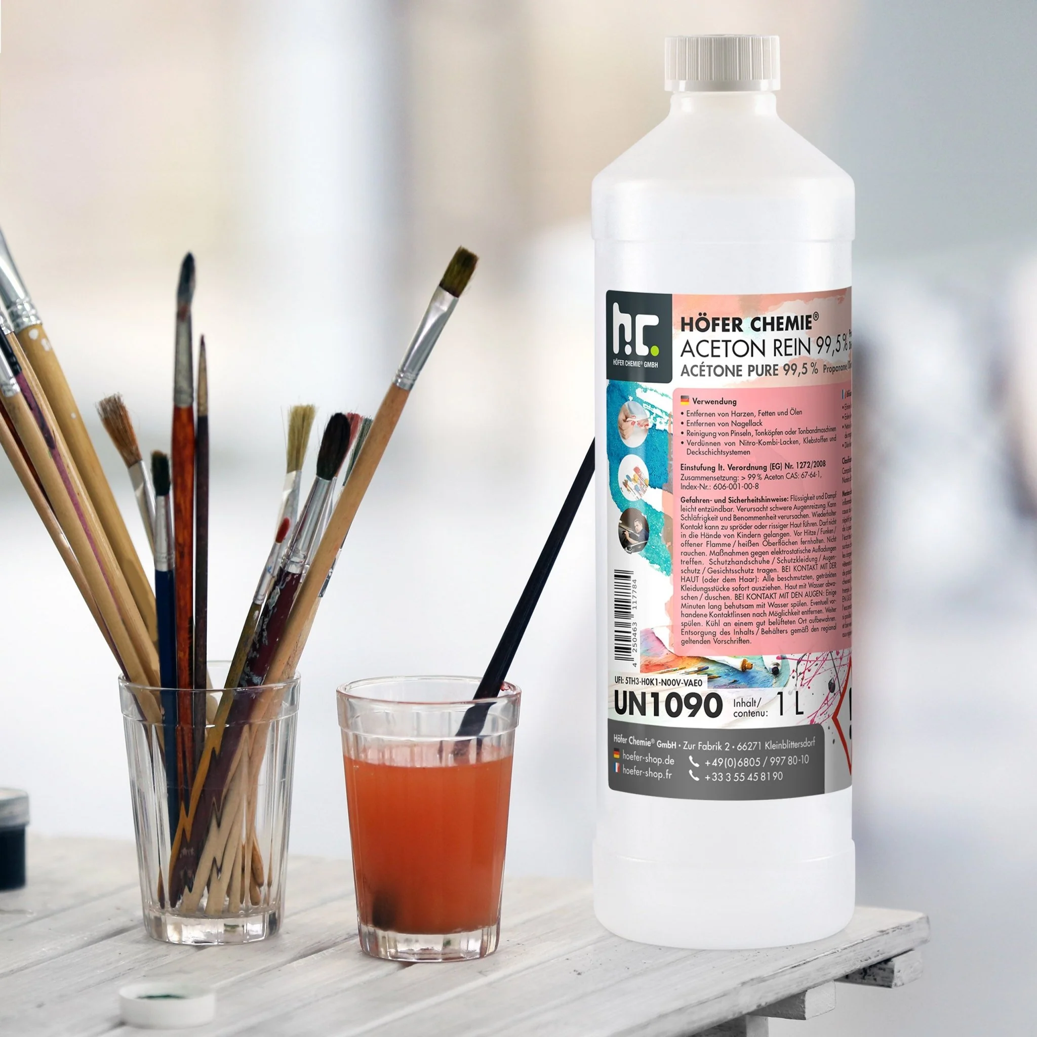 1 L Höfer Chemie® Aceton rein 99,5% in Flaschen - Image 20