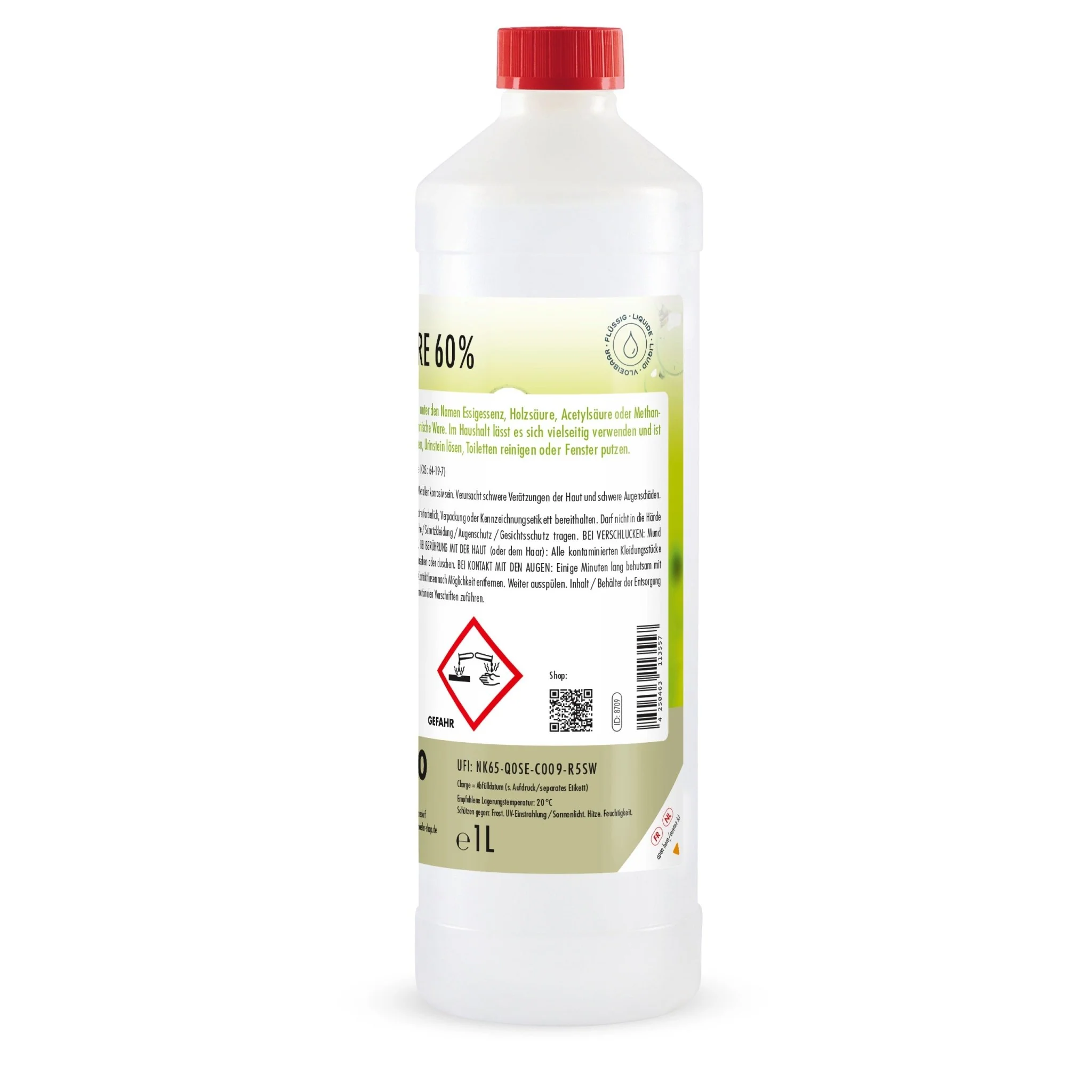 1 L Höfer Chemie® Essigsäure 60% in Flaschen - Image 10
