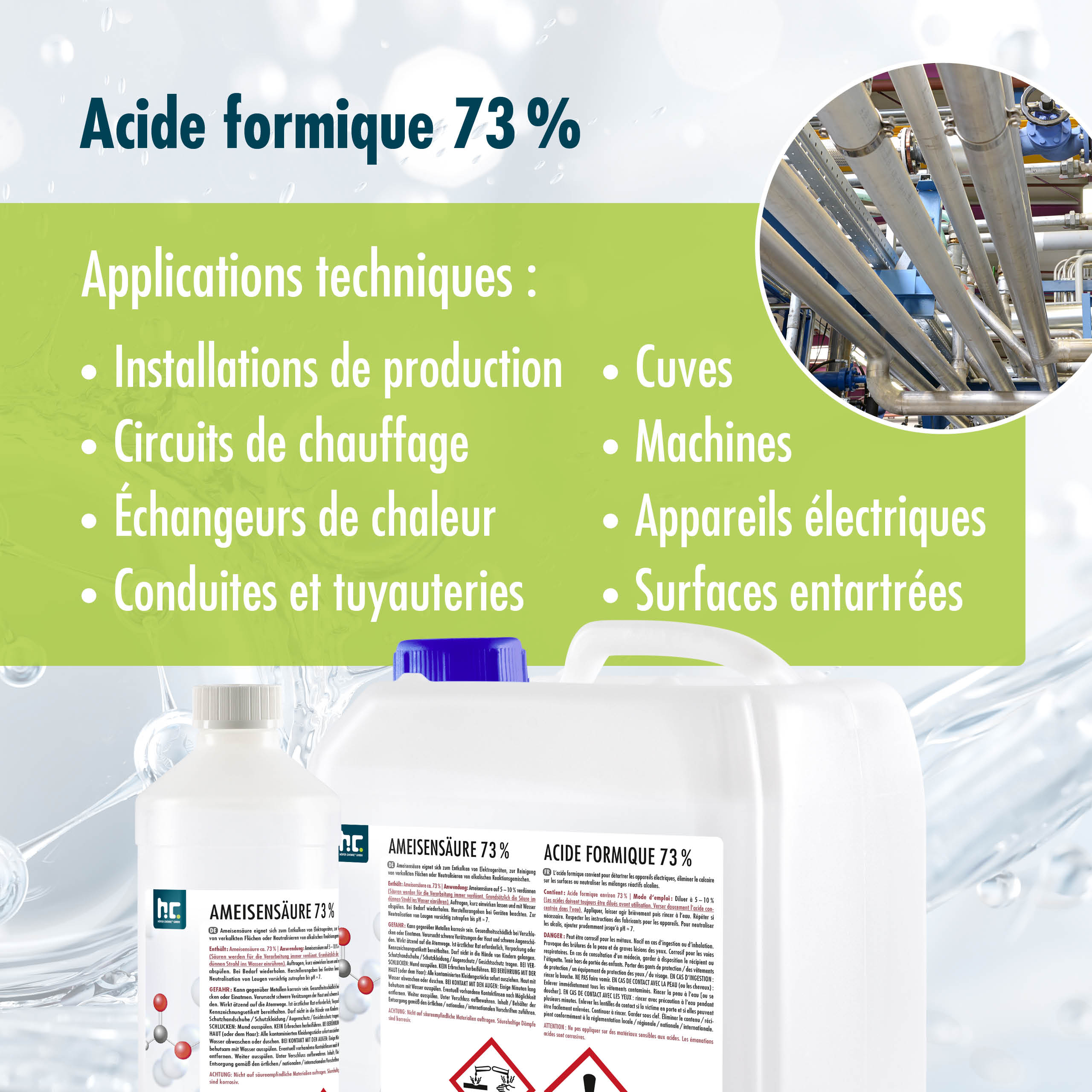 1 L Höfer Chemie® Ameisensäure 73% technische Qualität - Image 8