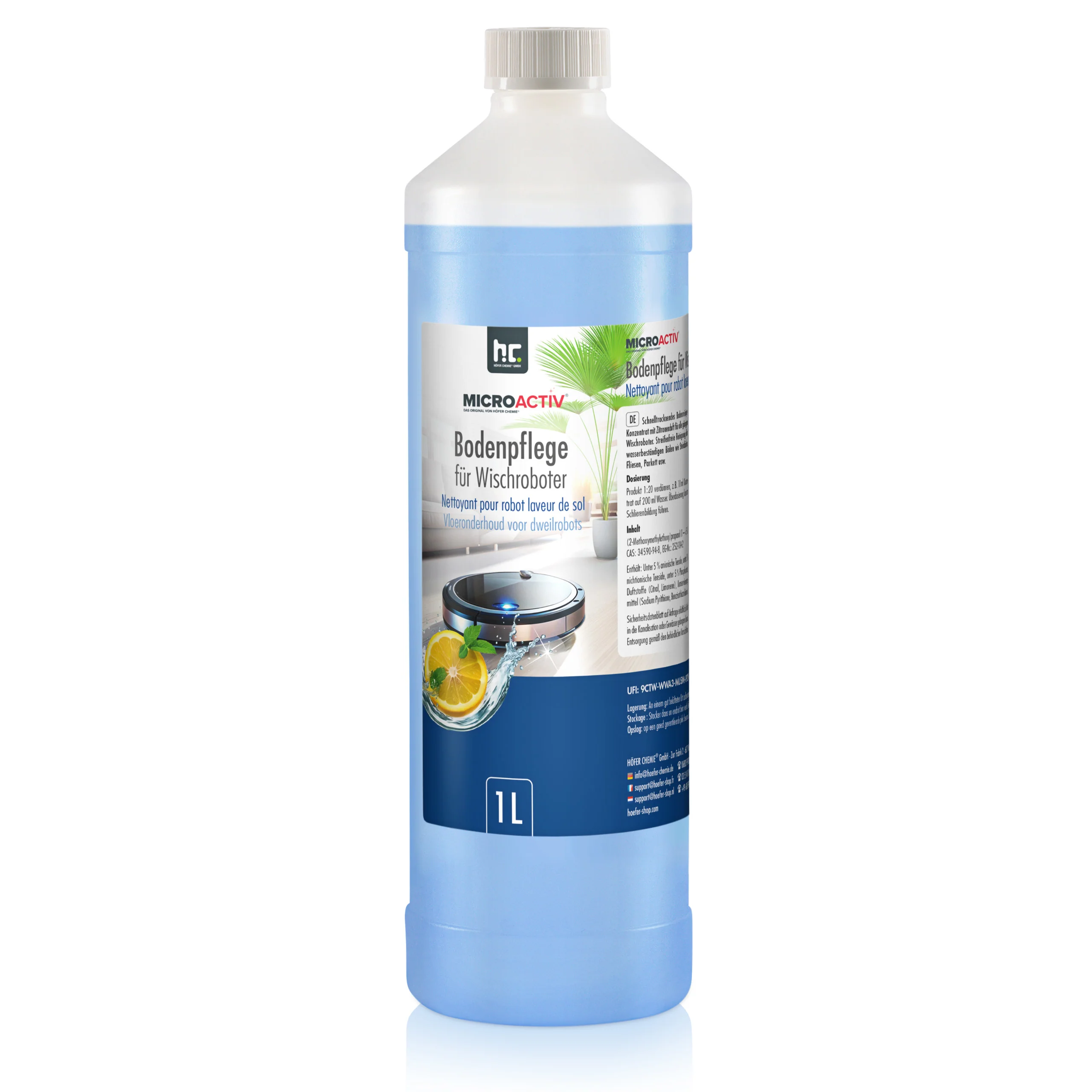 1 L Microactiv® Bodenpflege für Wischroboter