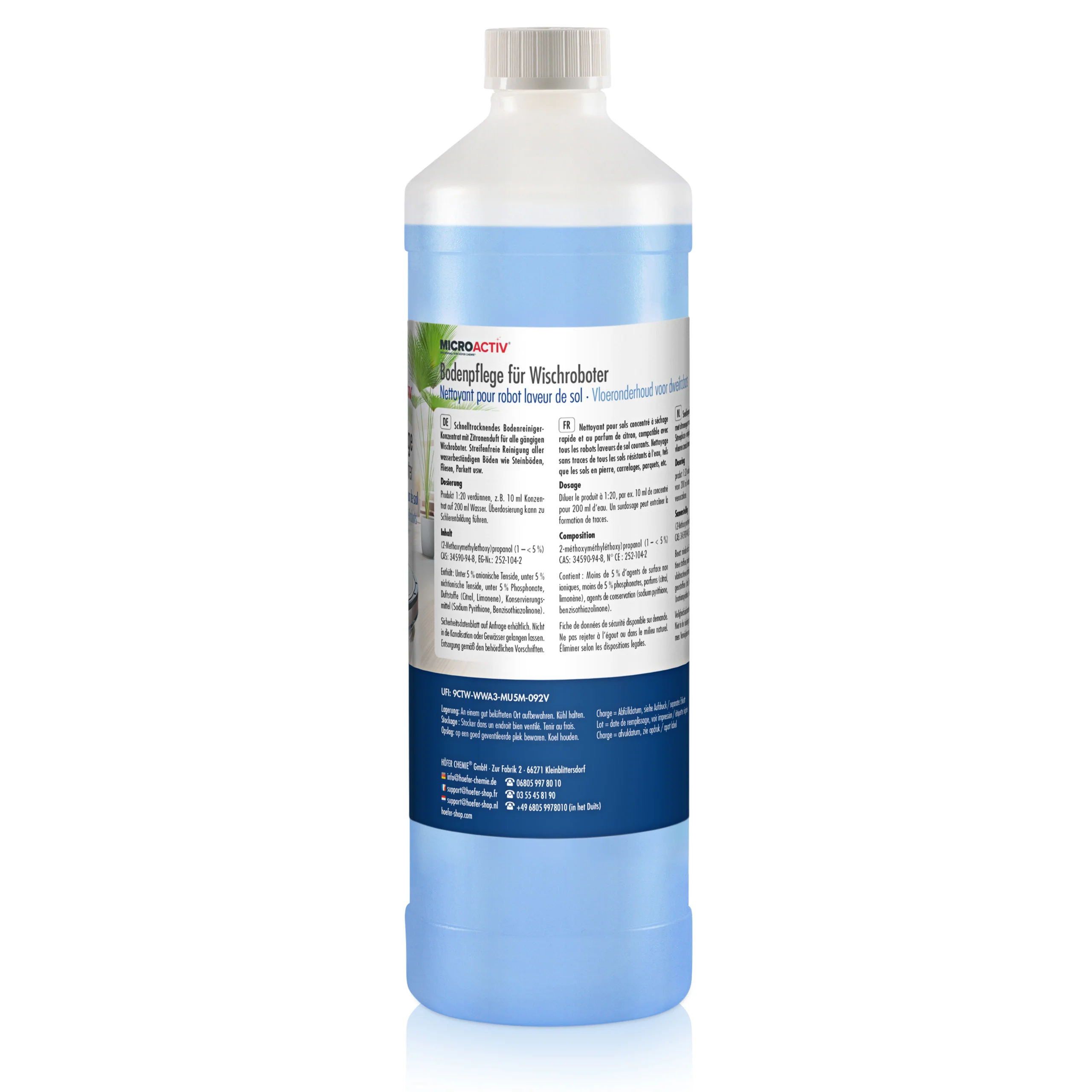 1 L Microactiv® Bodenpflege für Wischroboter - Image 3