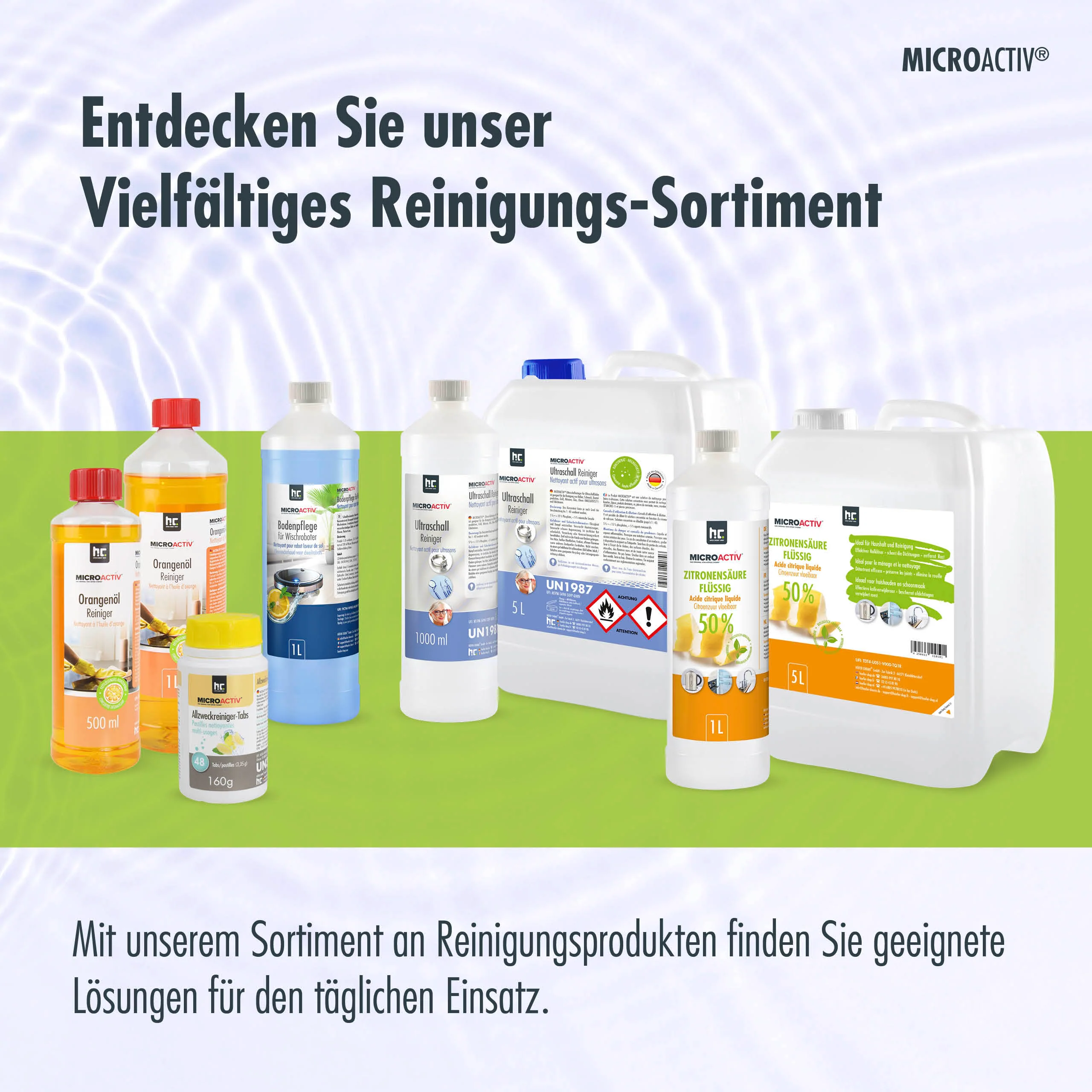 1 L Microactiv® Ultraschallreiniger Flüssig-Konzentrat für Ultraschallbad - Image 12