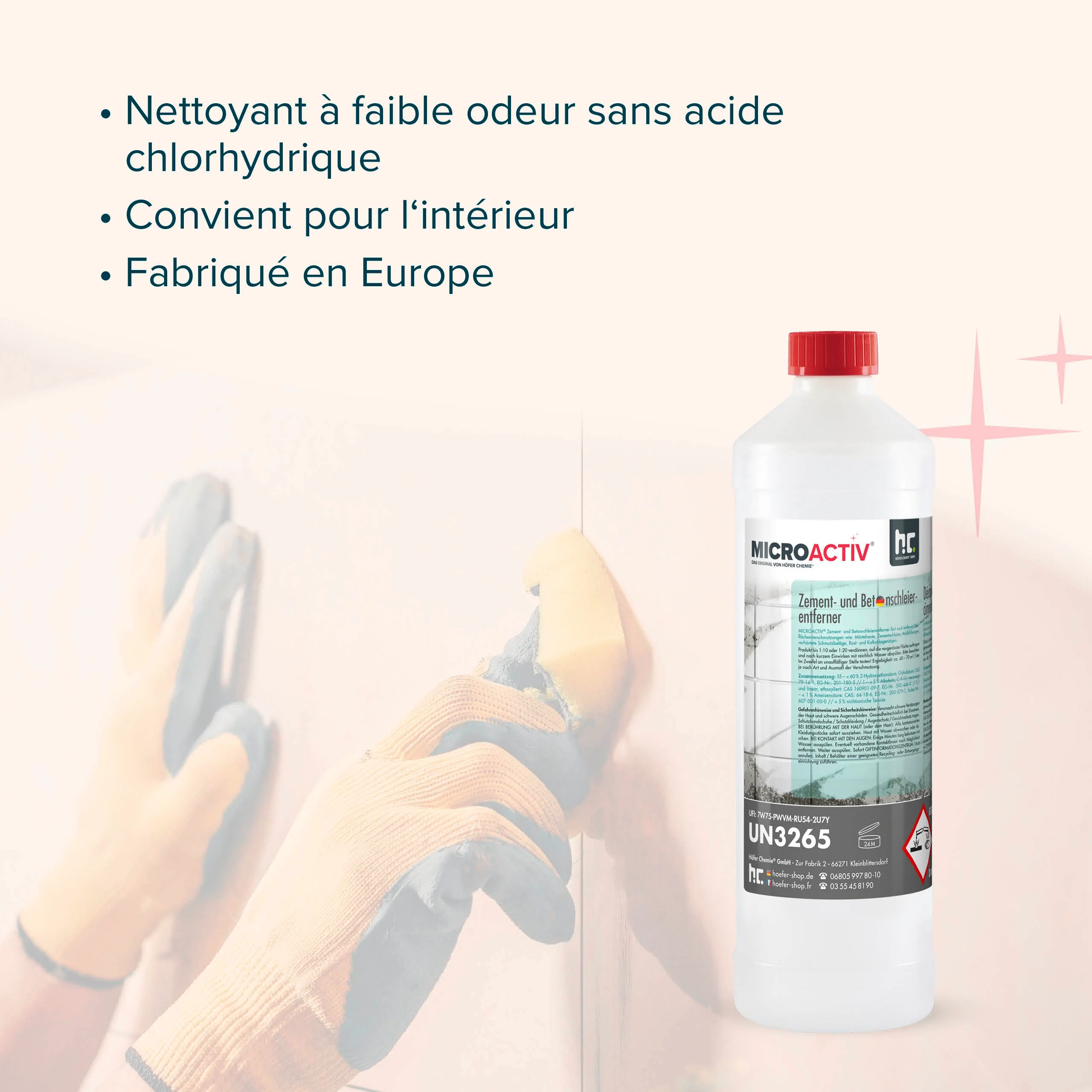 1 L Microactiv® Zement- und Betonschleierentferner in Flaschen - Image 9