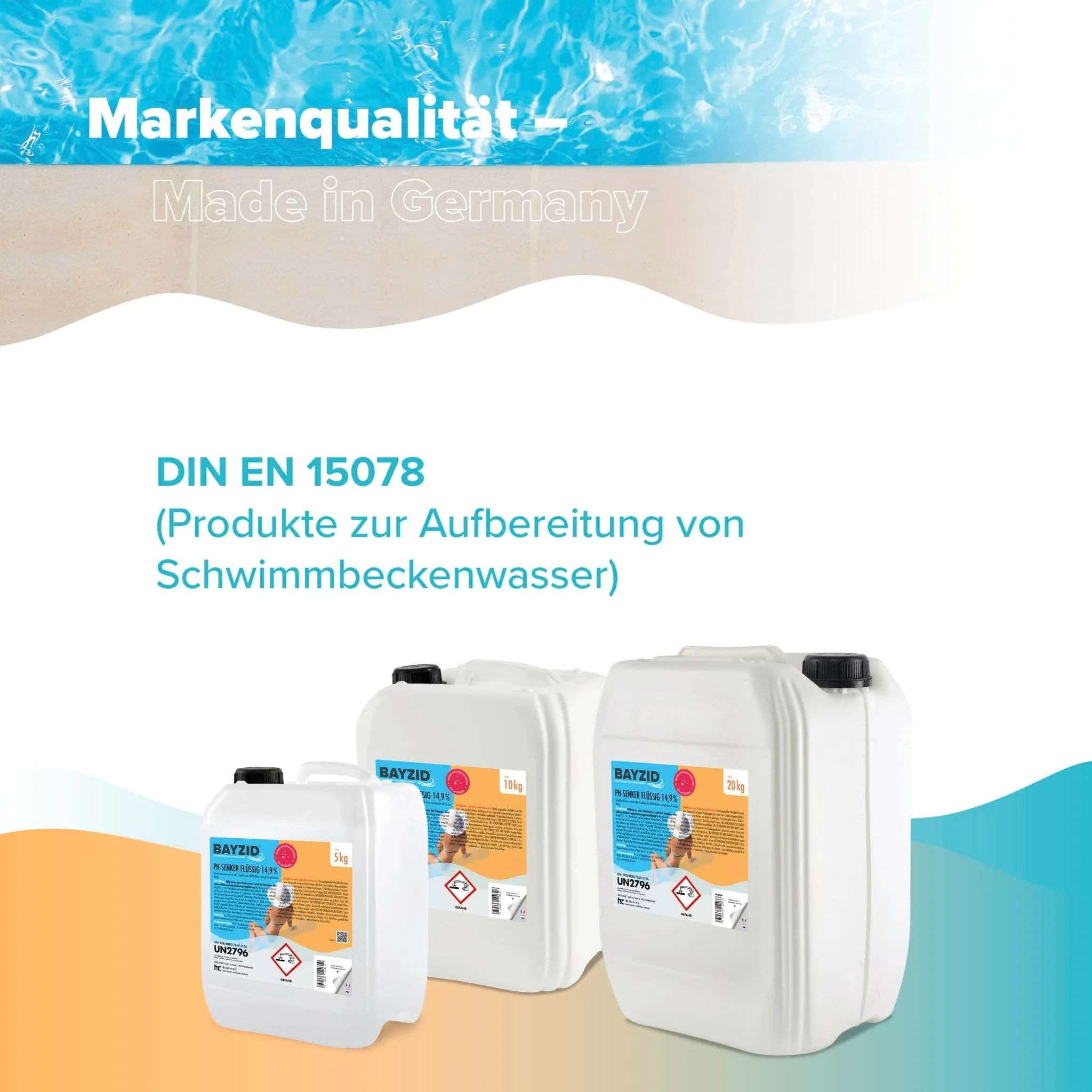 10 kg BAYZID® pH Minus flüssig 14,9% in Kanister - Image 7