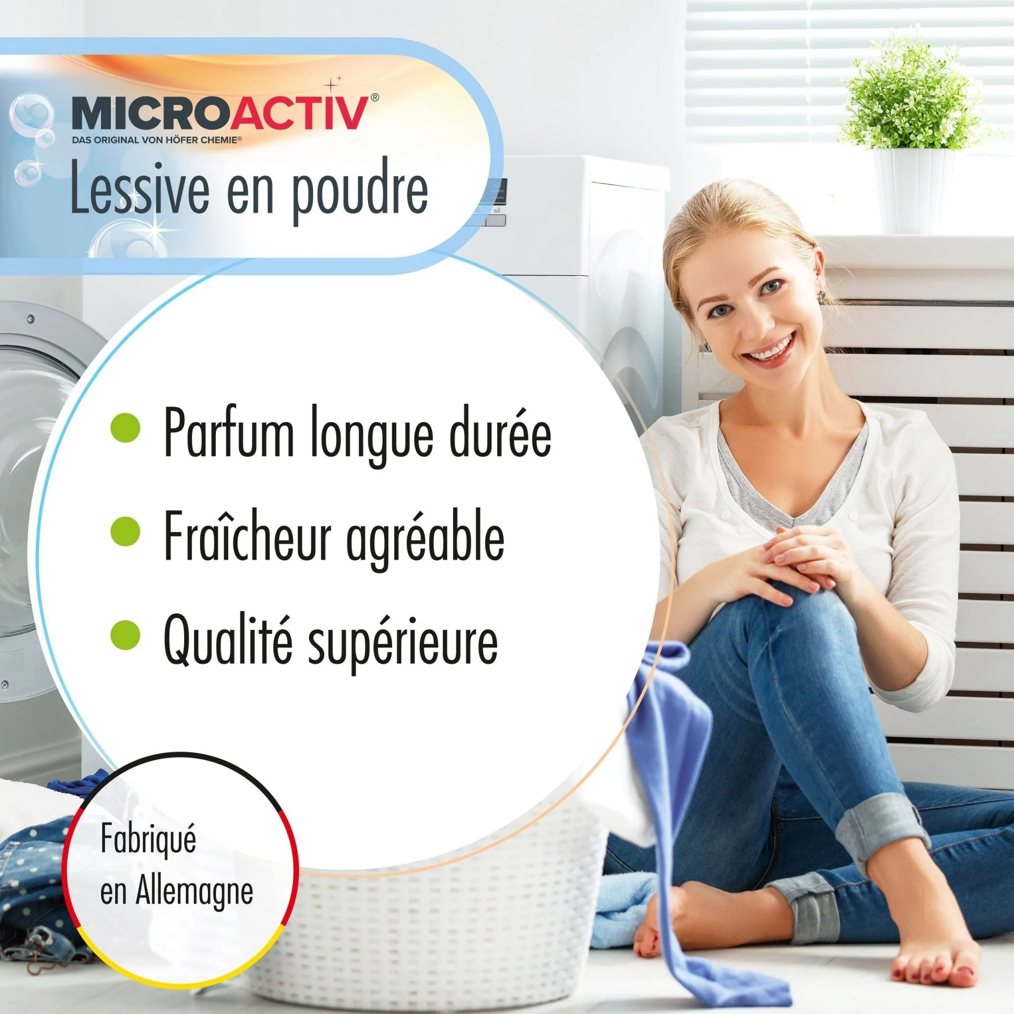 10 kg Microactiv® Waschpulver Vollwaschmittel - Image 3