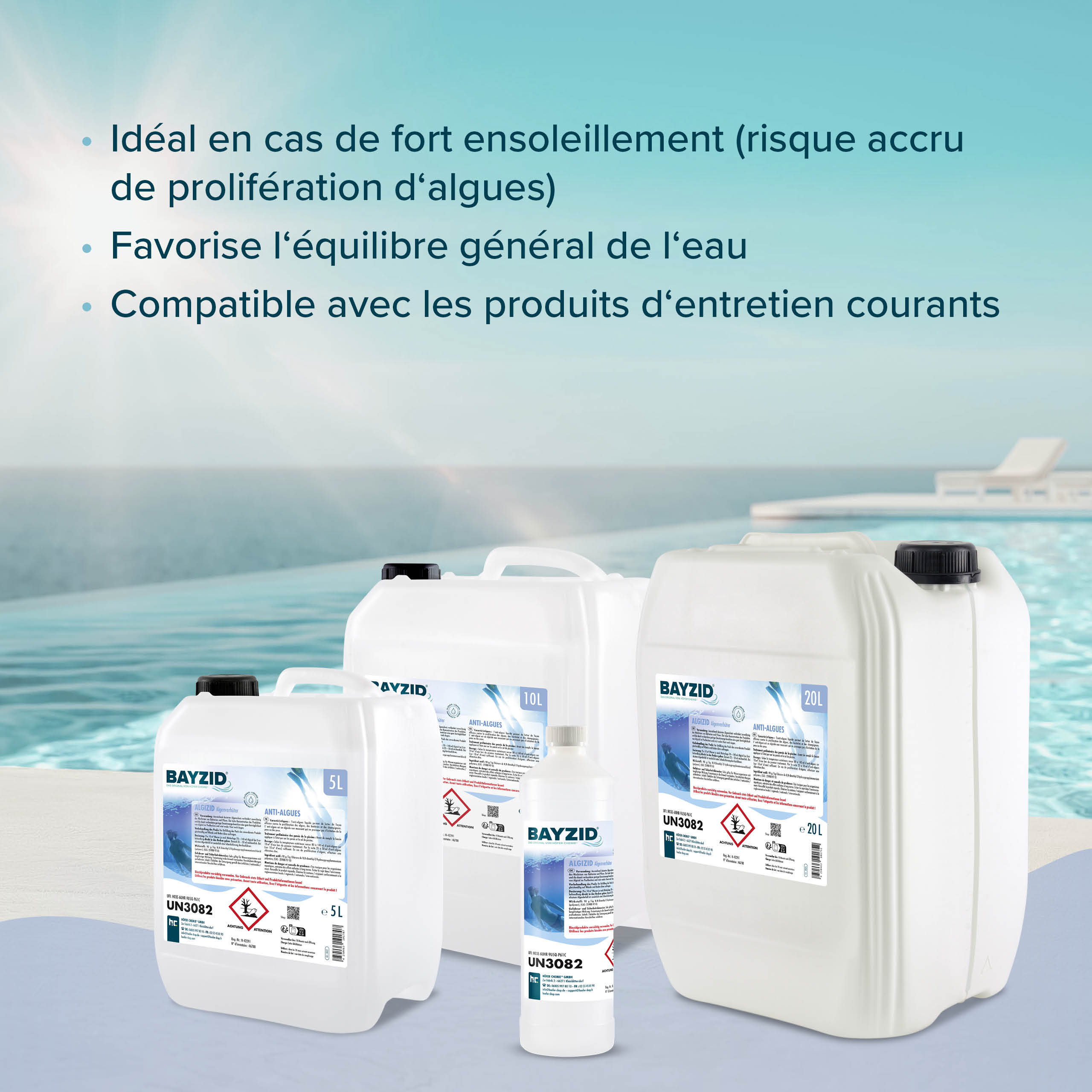 10 L BAYZID® Algizid Algenverhütung für Pools in Kanister - Image 9