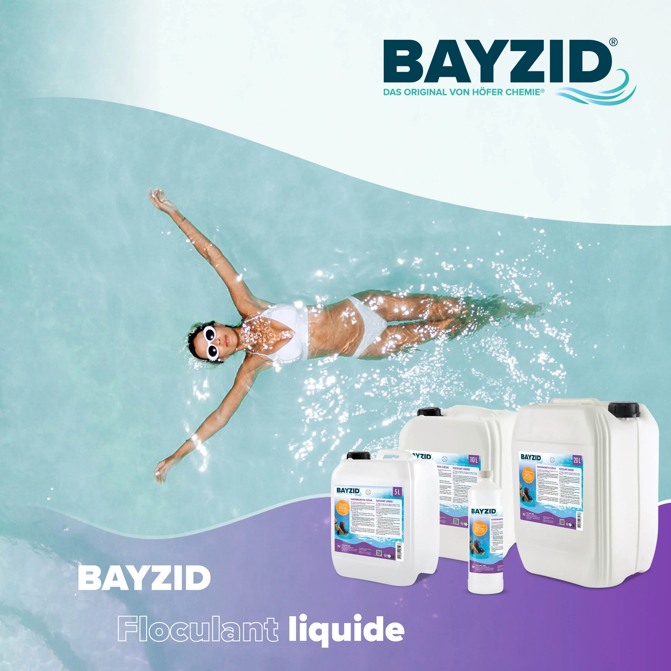 10 L BAYZID® Flockungsmittel flüssig für Pools in Kanister - Image 6