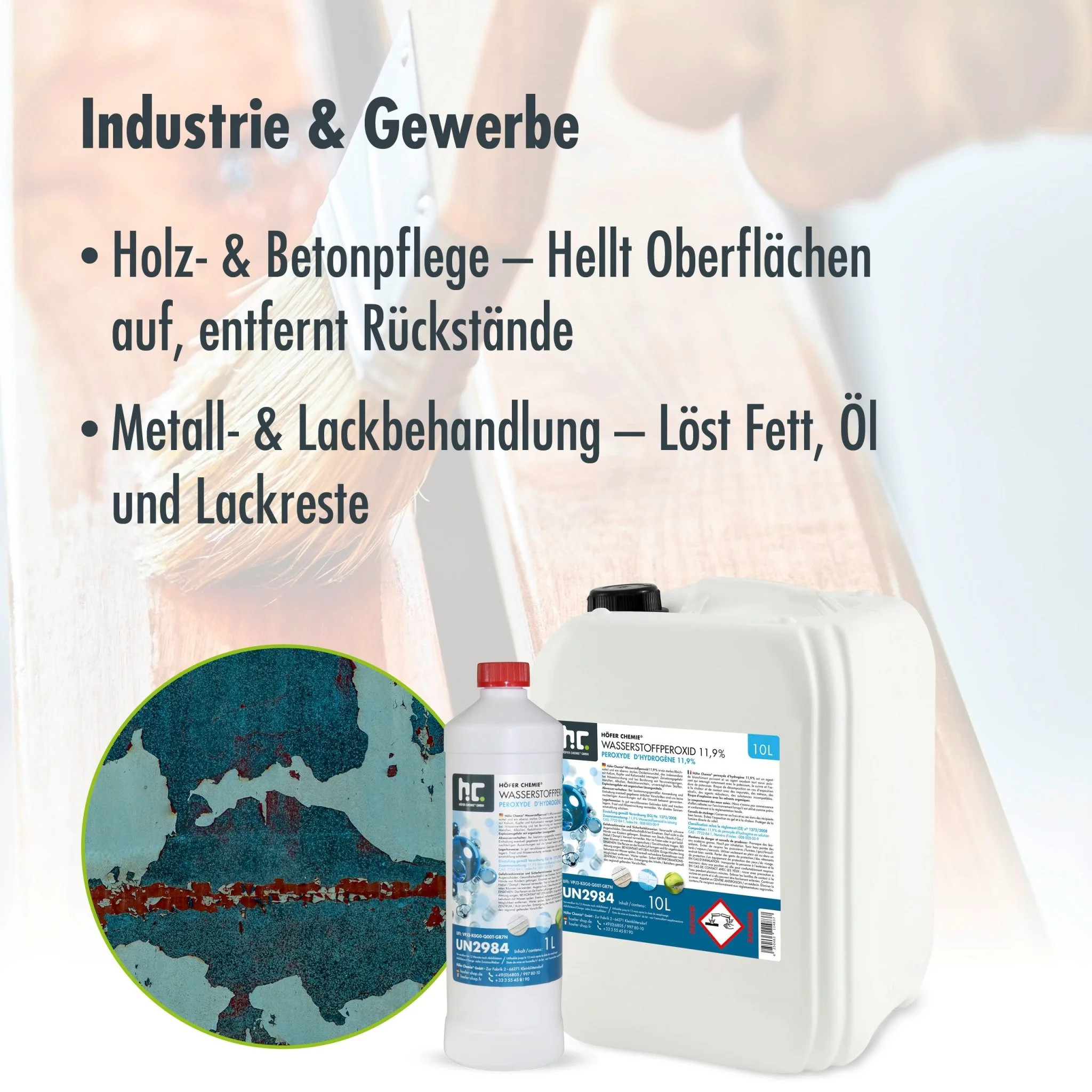 10 L Höfer Chemie® Wasserstoffperoxid 11,9% in Kanister - Image 30