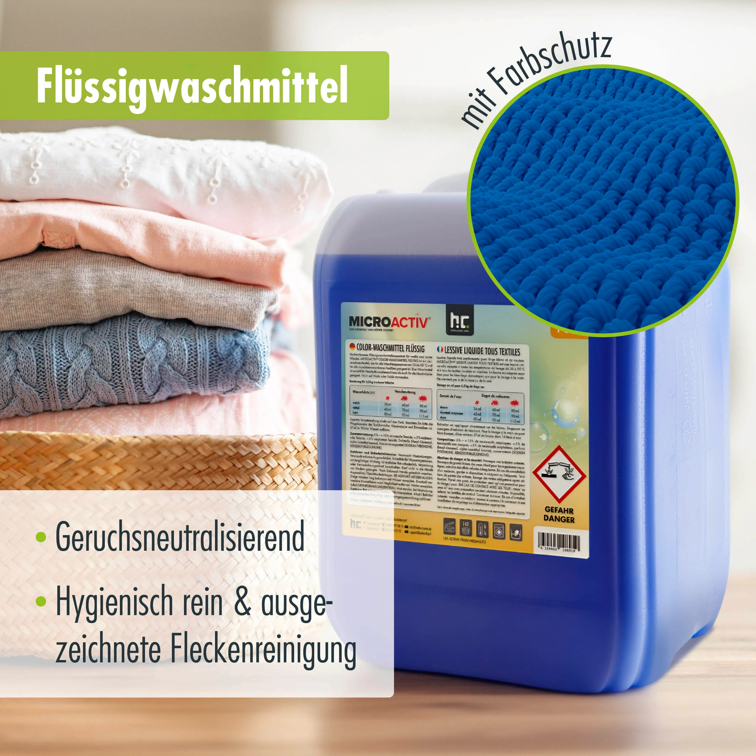 10 L Microactiv® Color Waschmittel flüssig - Image 4