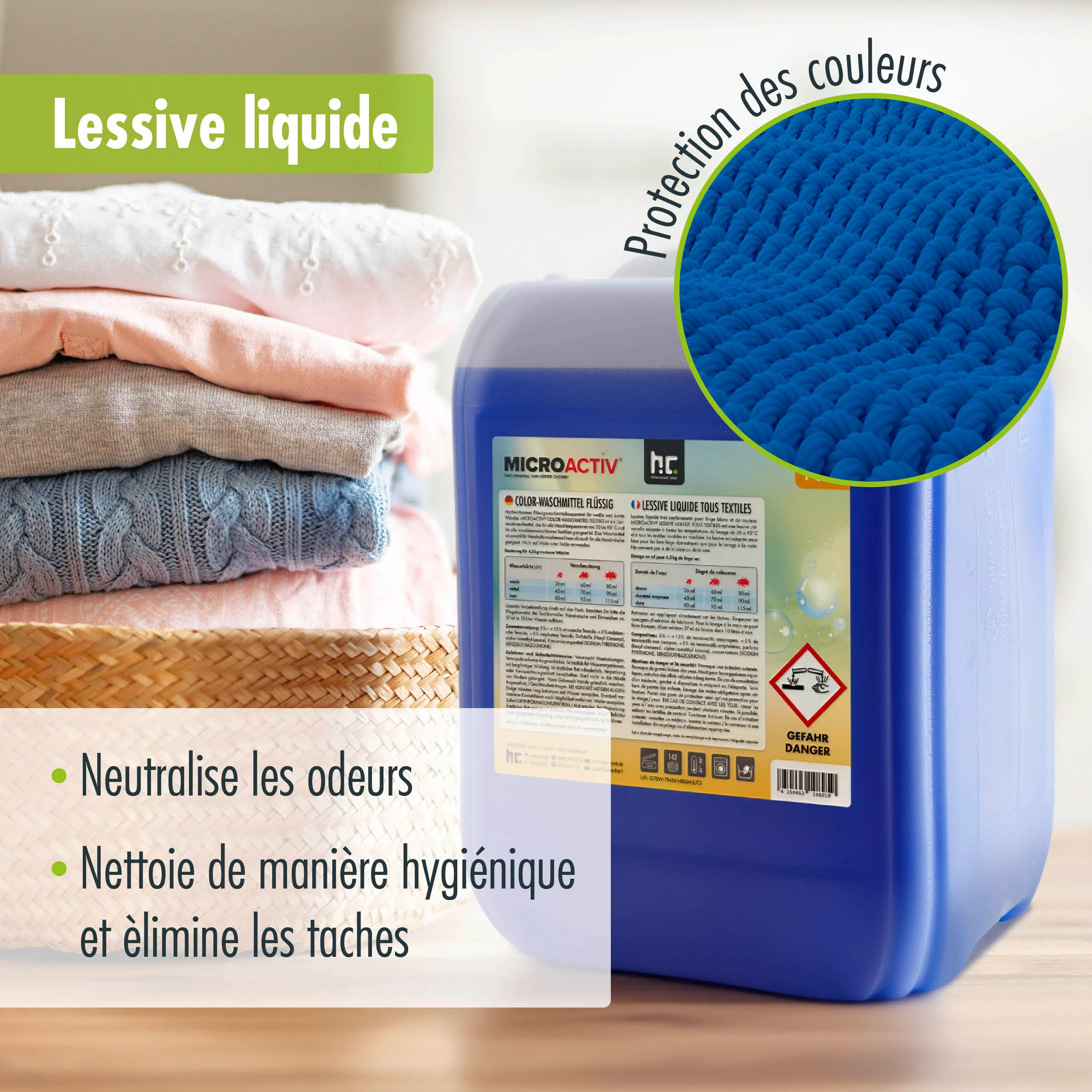 10 L Microactiv® Color Waschmittel flüssig - Image 5
