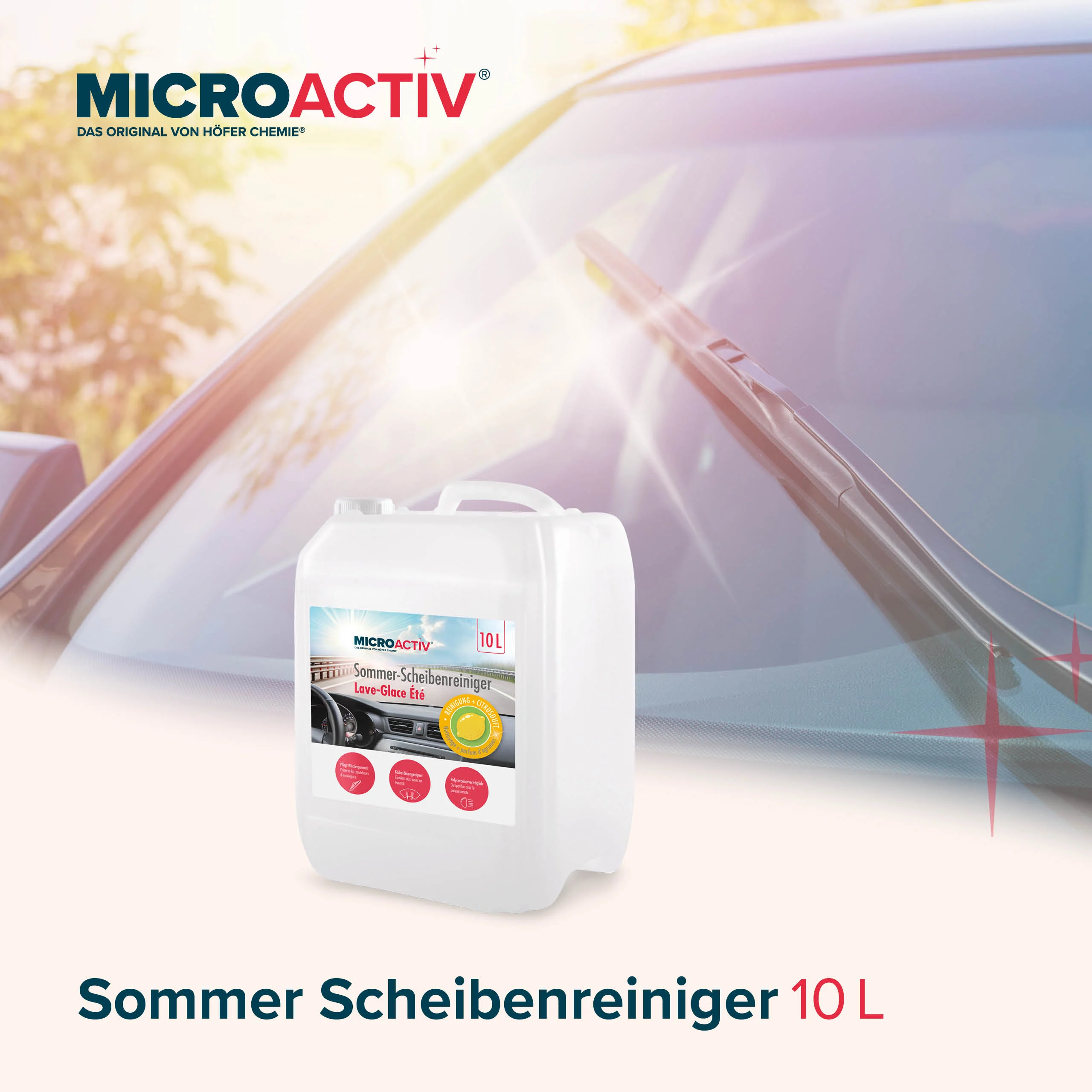 10 L MICROACTIV® Sommer-Scheibenreiniger – anwendungsfertig - Image 3
