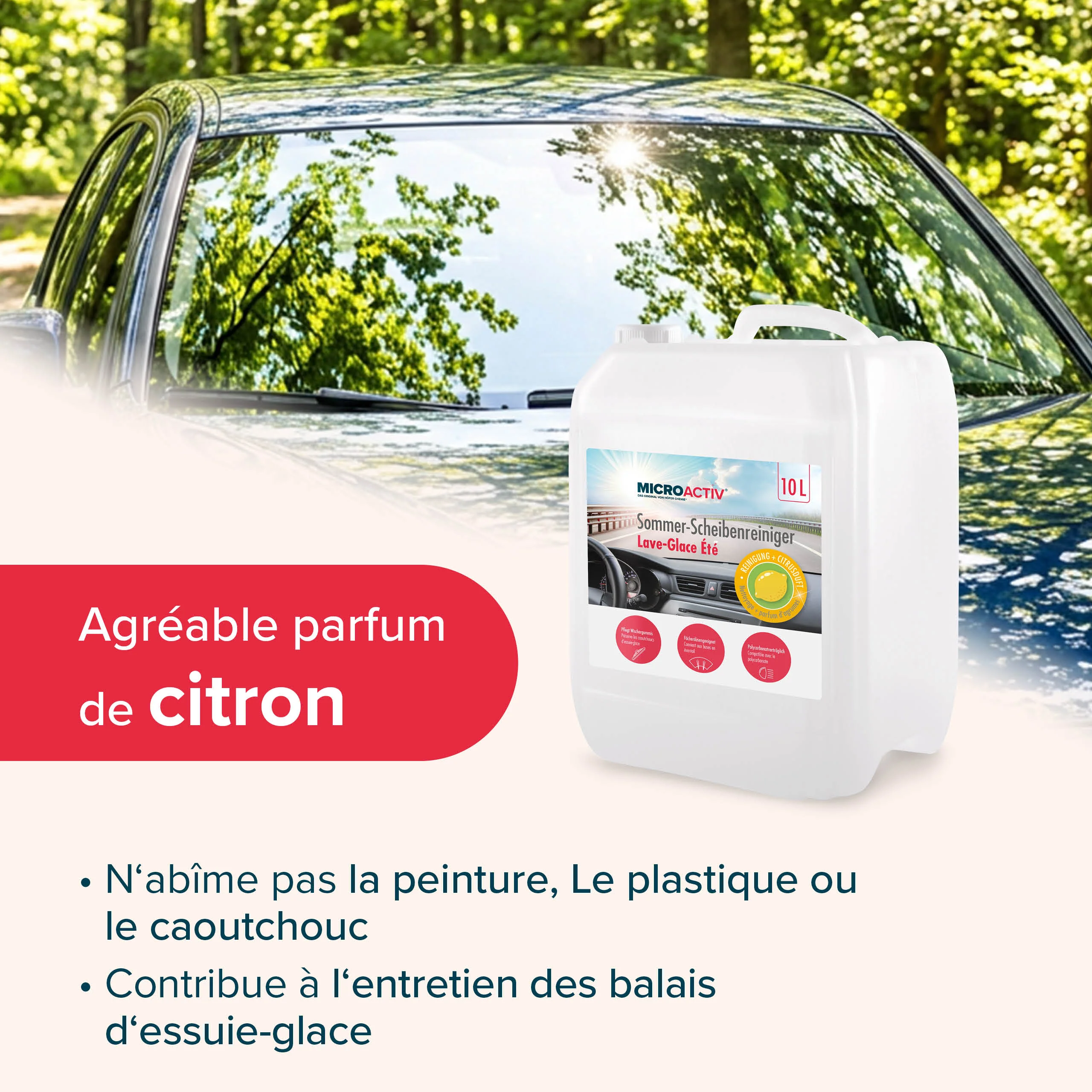 10 L MICROACTIV® Sommer-Scheibenreiniger – anwendungsfertig - Image 9