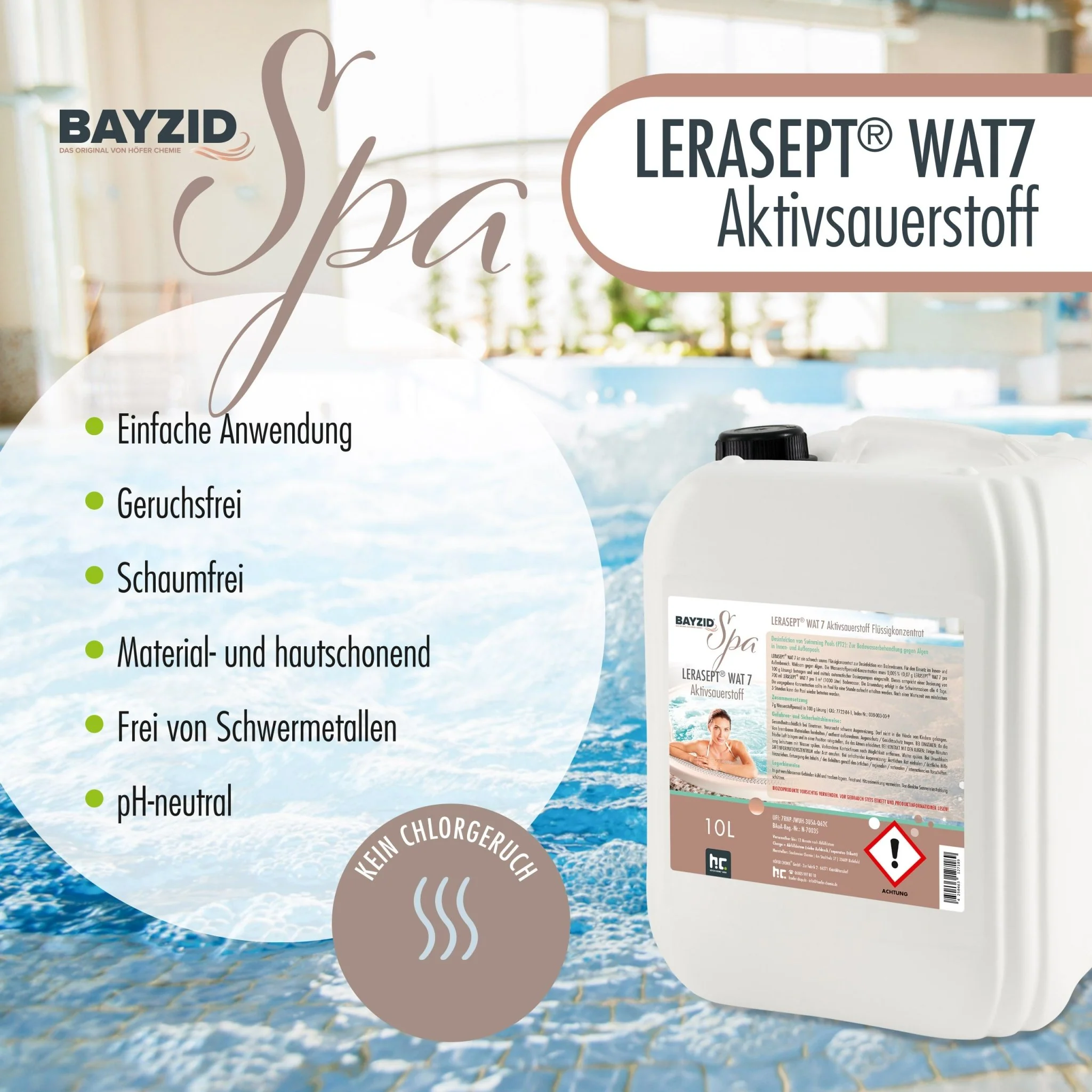 10 L SPA Lerasept® WAT7 Aktivsauerstoff - Image 4