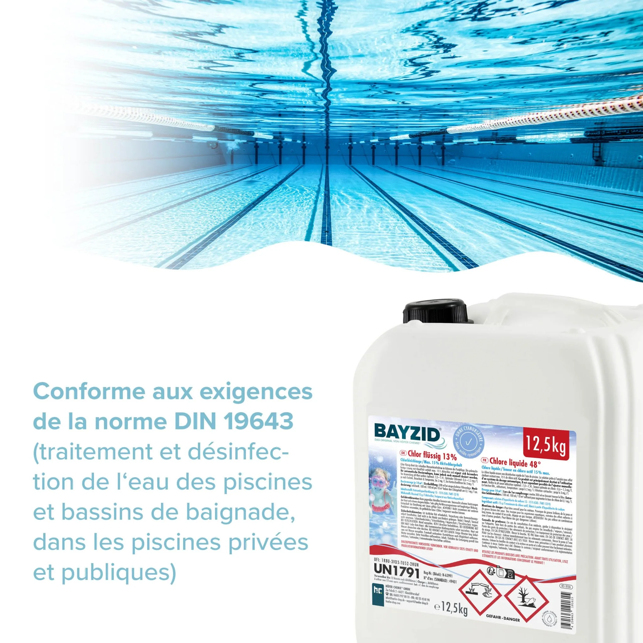 12,5 kg BAYZID® Chlor 13% flüssig für Pools in Kanister - Image 14