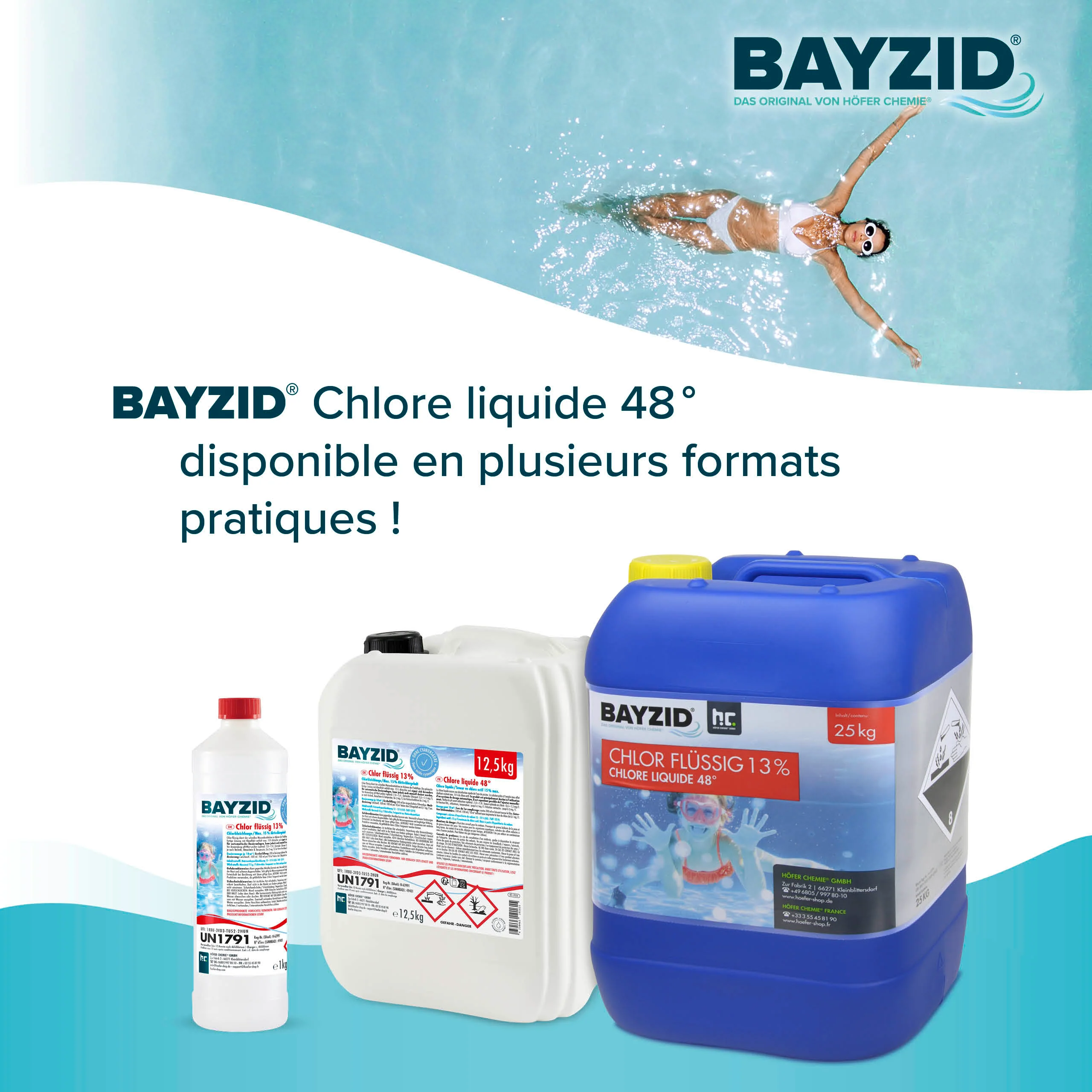 12,5 kg BAYZID® Chlor 13% flüssig für Pools in Kanister - Image 15