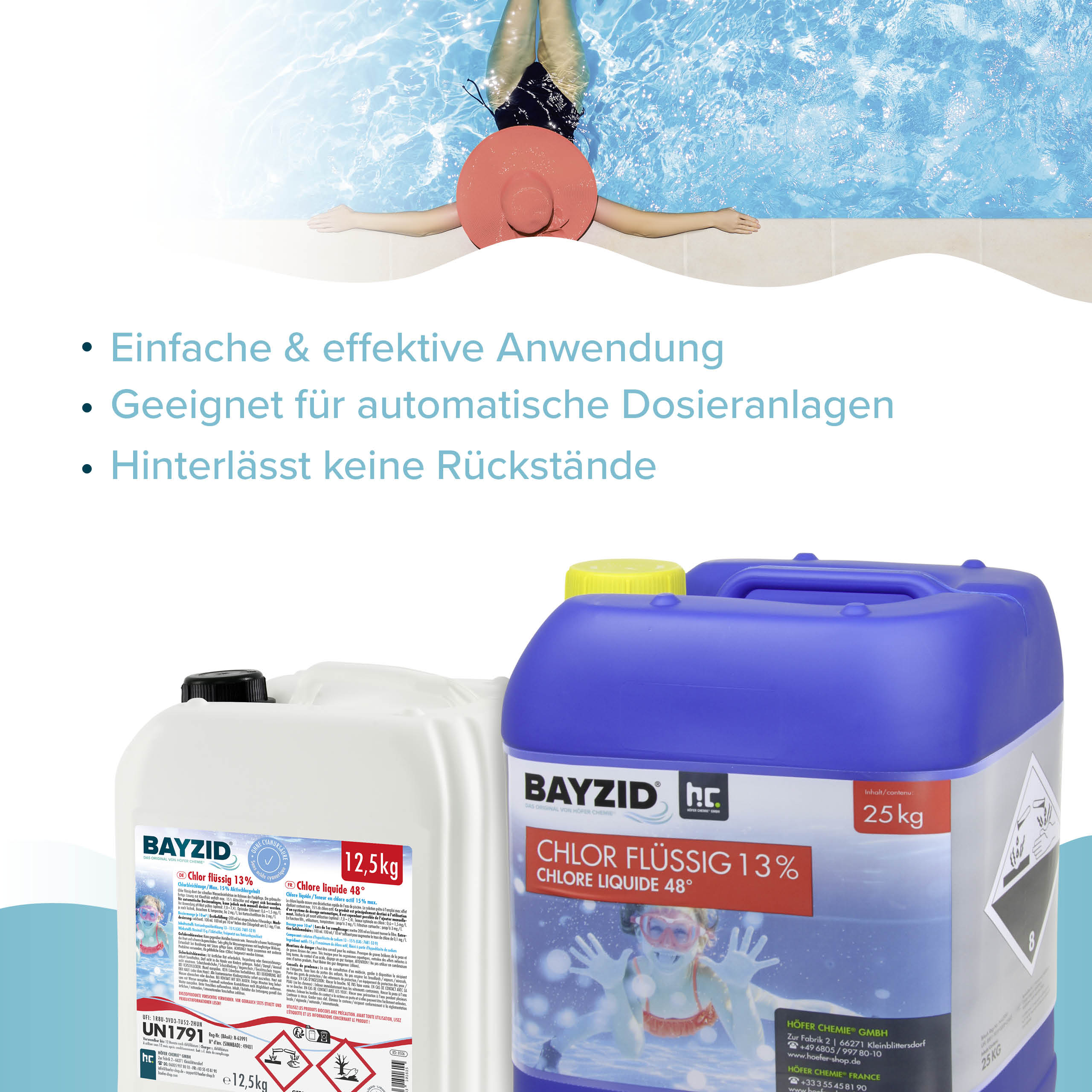 12,5 kg BAYZID® Chlor 13% flüssig für Pools in Kanister - Image 4